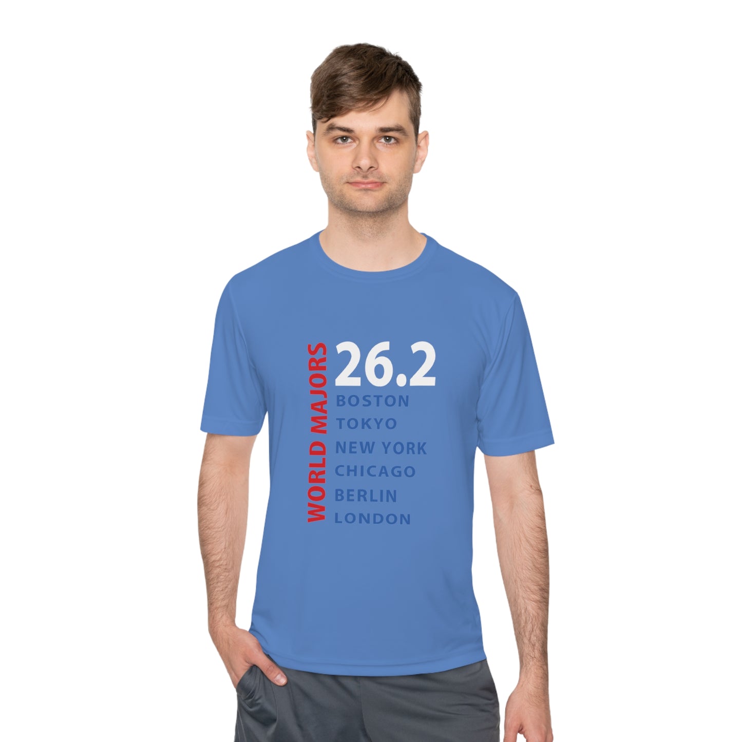 Marathon Majors List Unisex Moisture Wicking Tee