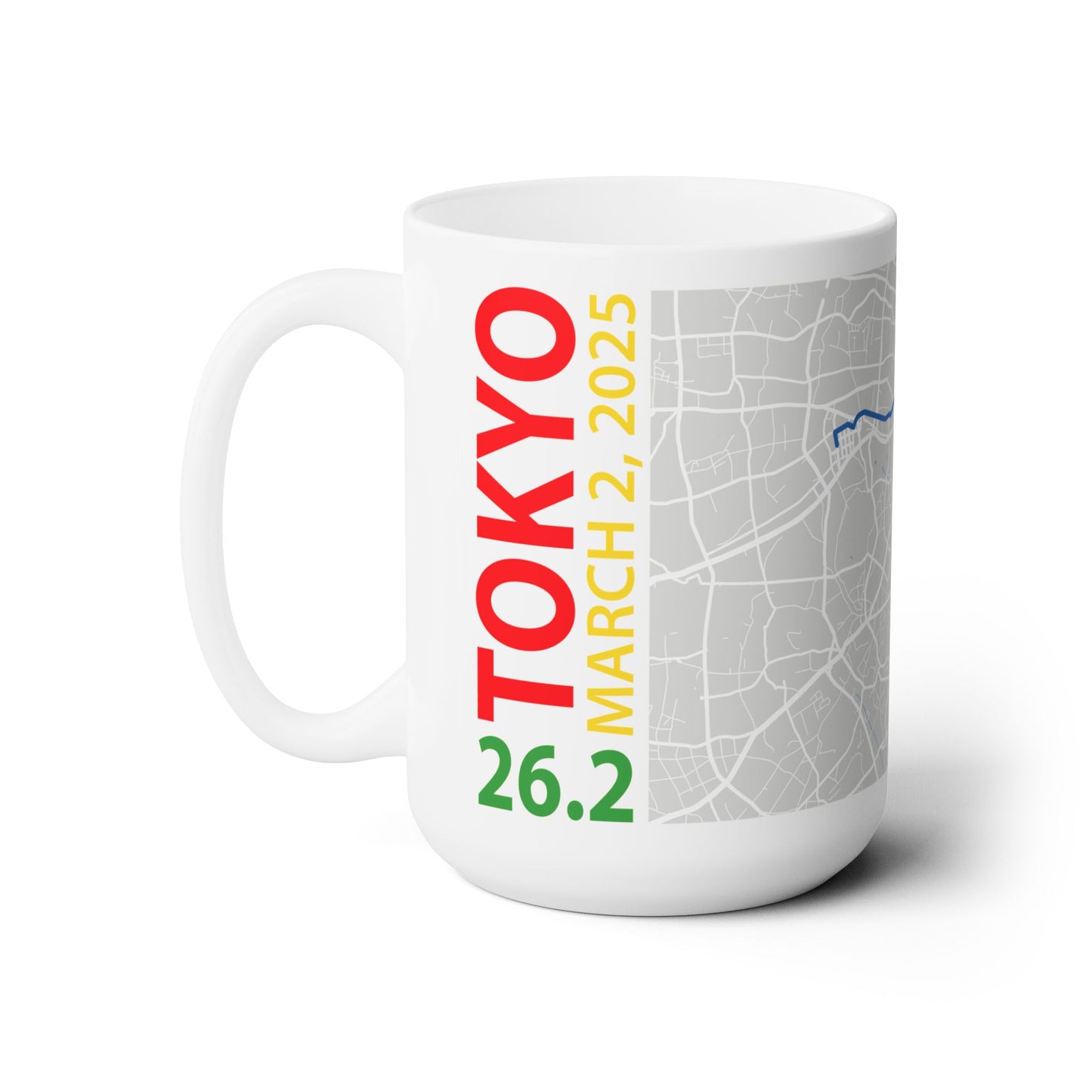 2025 Tokyo 26.2 Route Ceramic Mug 15oz