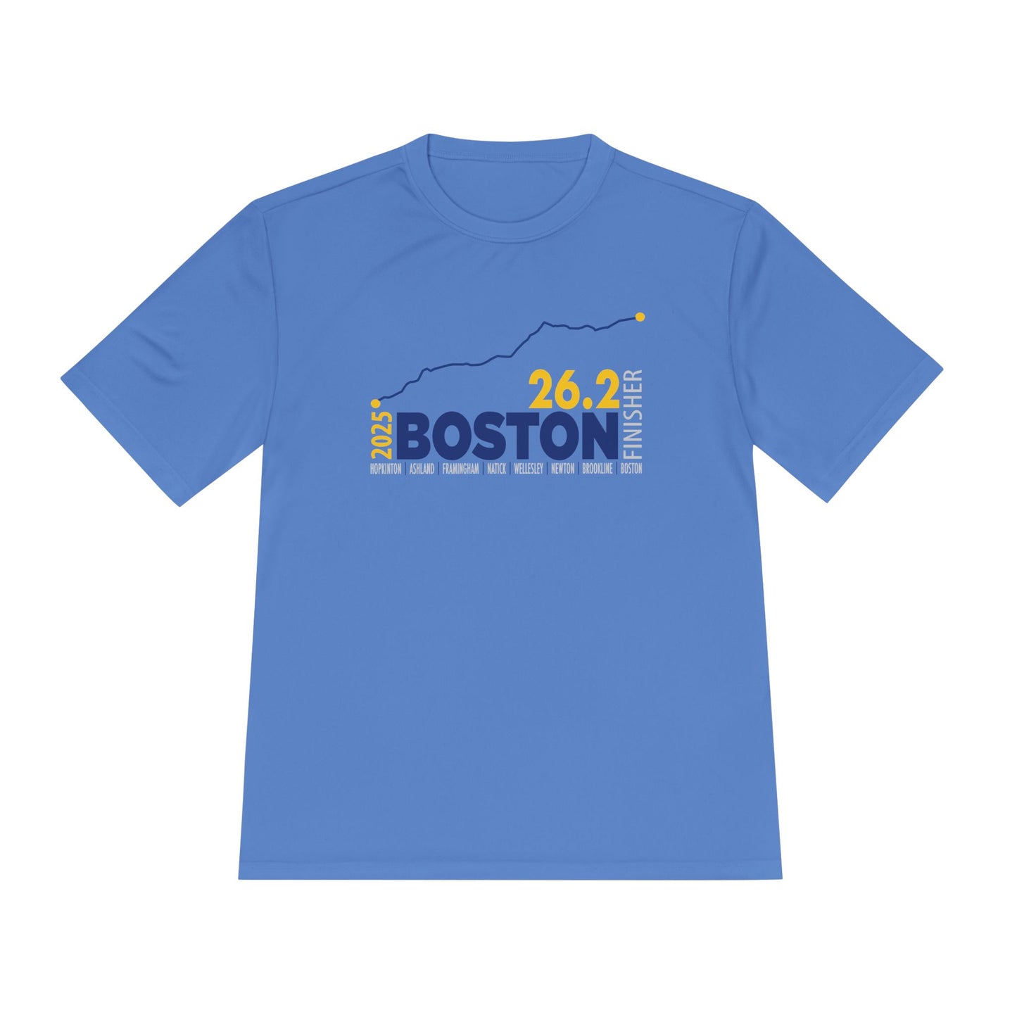 2025 Boston 26.2 Finisher Tee, Unisex Running Shirt, Moisture Wicking Sports Apparel, Fitness Gear, Gift for Runners