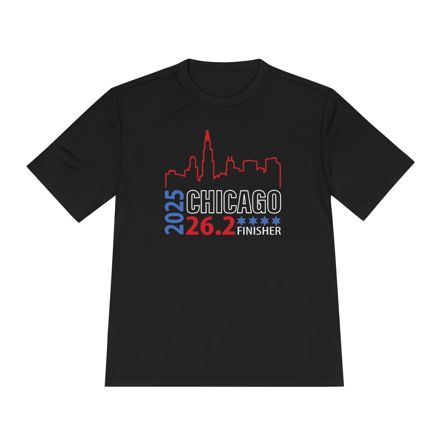 2025 Chicago 26.2 Finisher Tee, Unisex Moisture Wicking Shirt, Running Gear, Sportswear, Gift for Runners, Marathon Training Apparel