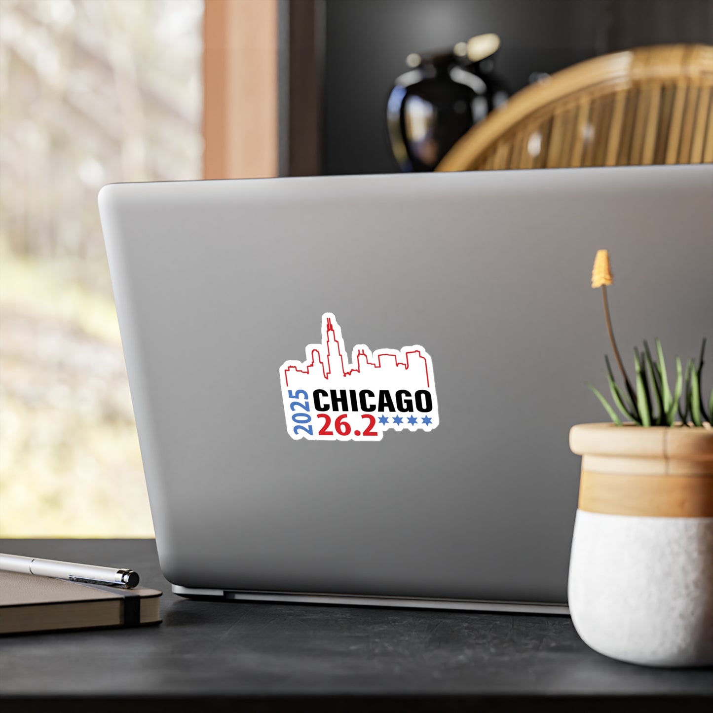 2025 Chicago 26.2 Vinyl Decal, 2025 Chicago 26.2 Sticker, Running Gift, Race Day Decor, Sports Enthusiast Vinyl