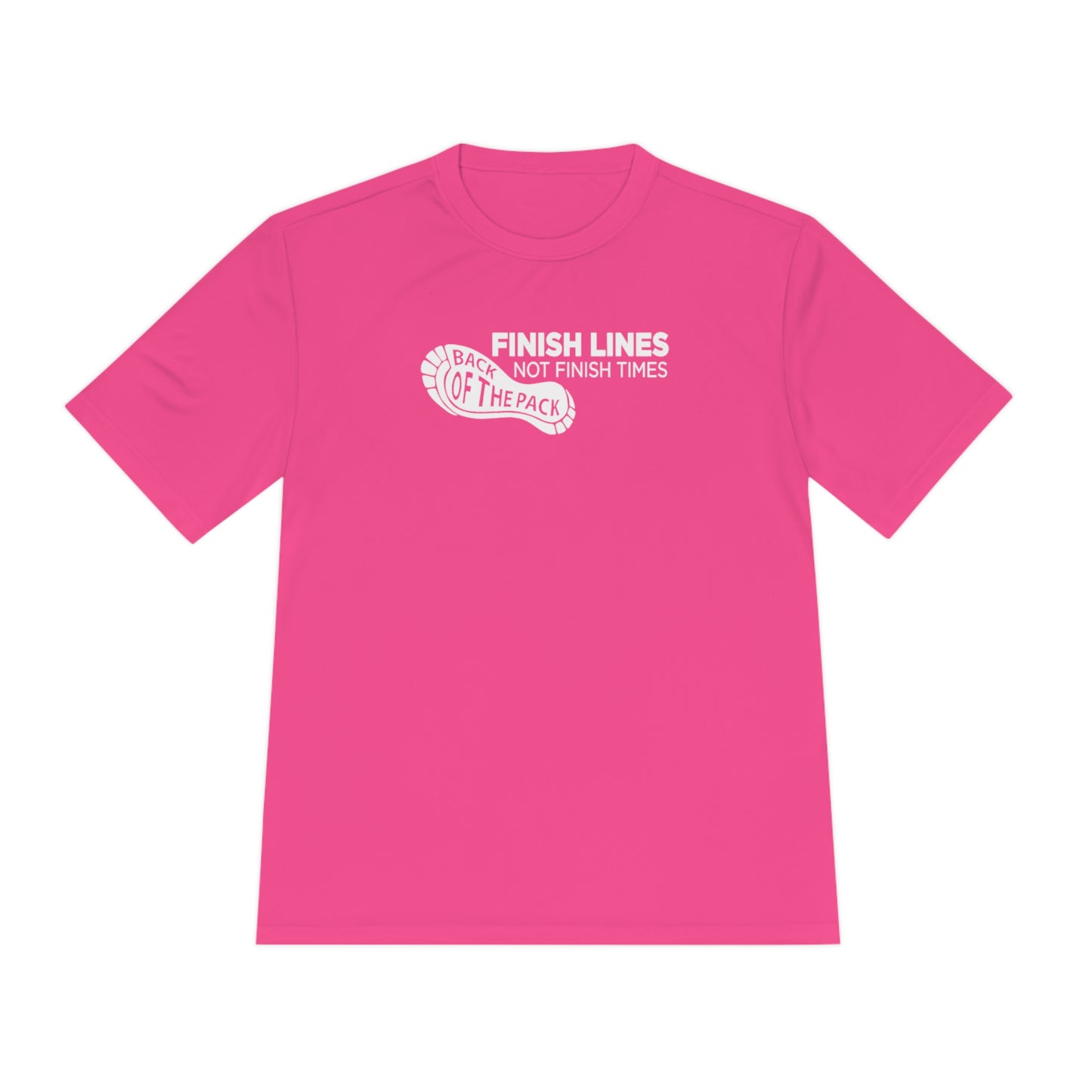 Back of the pack slogan Unisex Moisture Wicking Tee