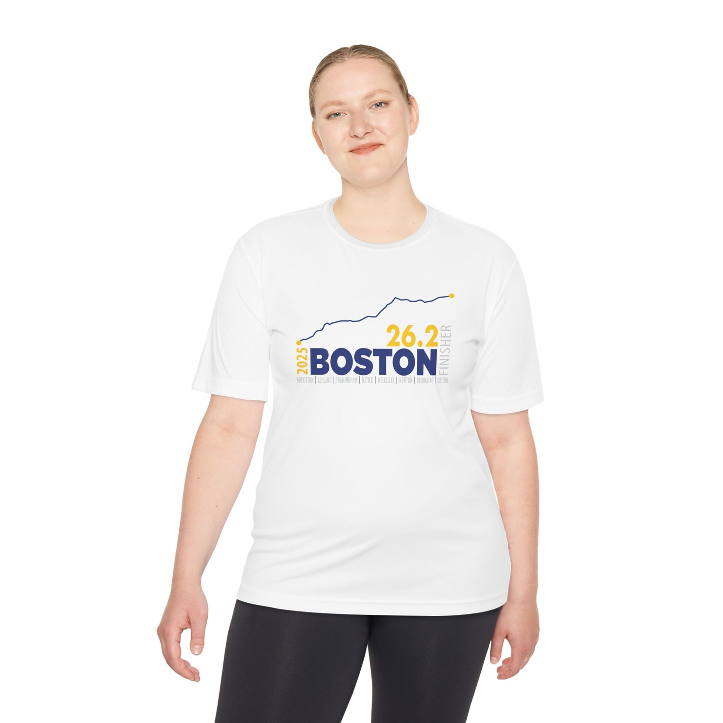 2025 Boston 26.2 Finisher Tee, Unisex Running Shirt, Moisture Wicking Sports Apparel, Fitness Gear, Gift for Runners