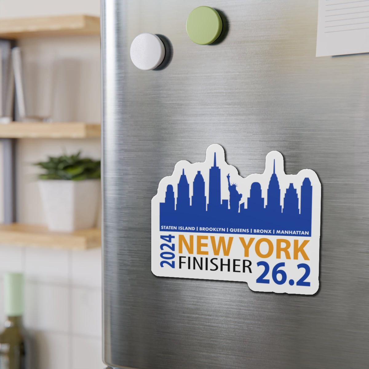2024 NYC finisher Finisher Kiss-Cut Magnets