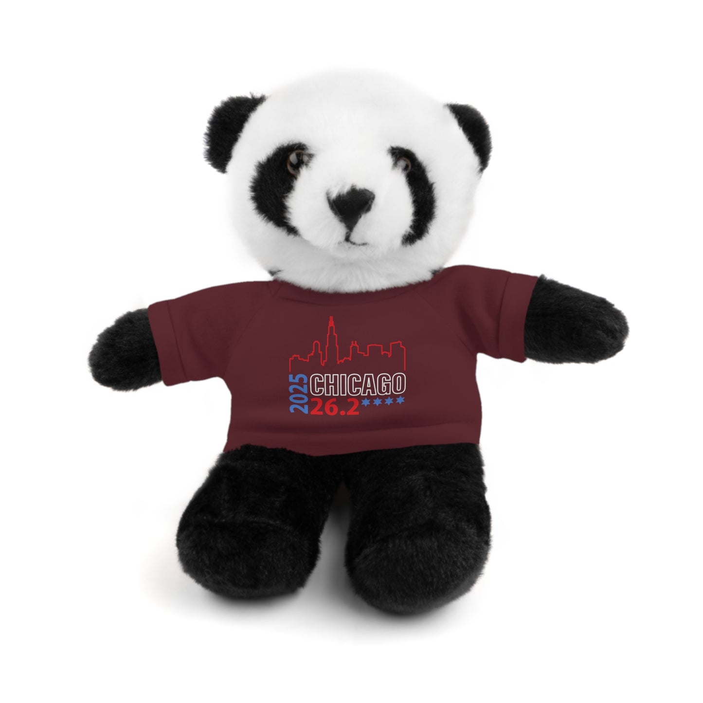 Chicago Marathon Finishers Stuffed Bear, Personalized Gift, Collector's Item, Cute Prize for Kids, Teddy Bear with Tee