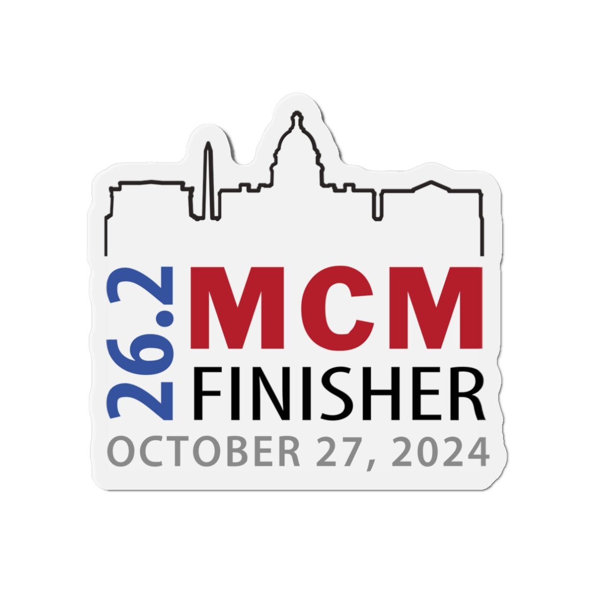 2024 MCM finisher Finisher Kiss-Cut Magnets