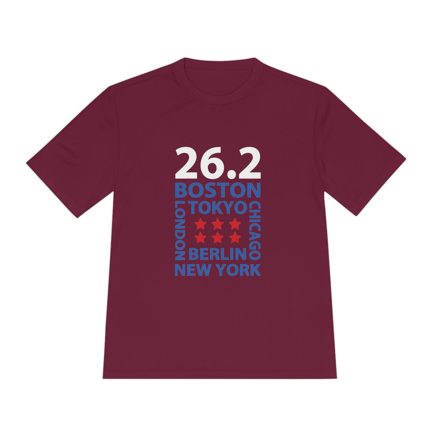 Marathon Majors Unisex Moisture Wicking Tee
