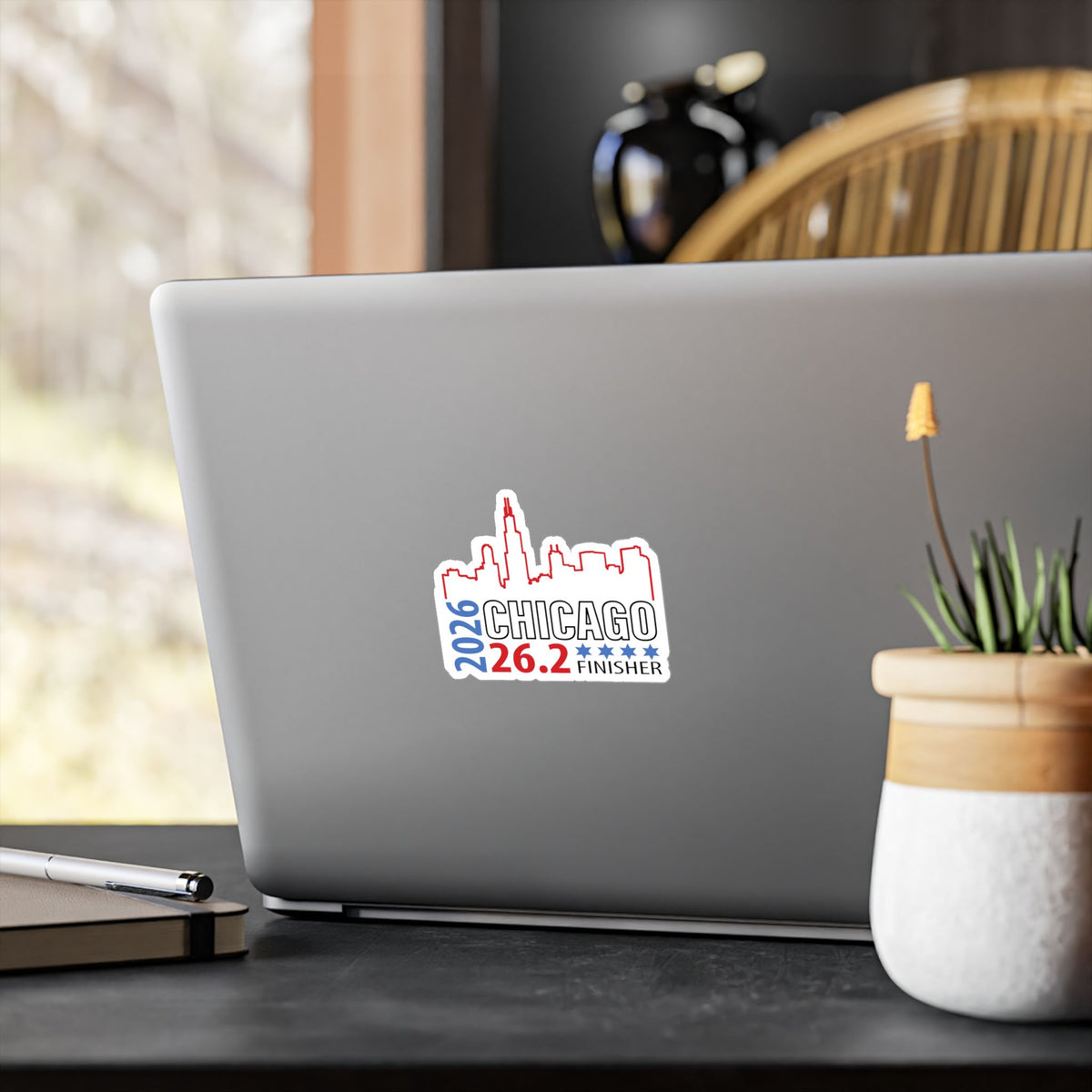 2026 Chicago 26.2 Vinyl Decal, 2025 Chicago 26.2 Sticker, Running Gift, Race Day Decor, Sports Enthusiast Vinyl