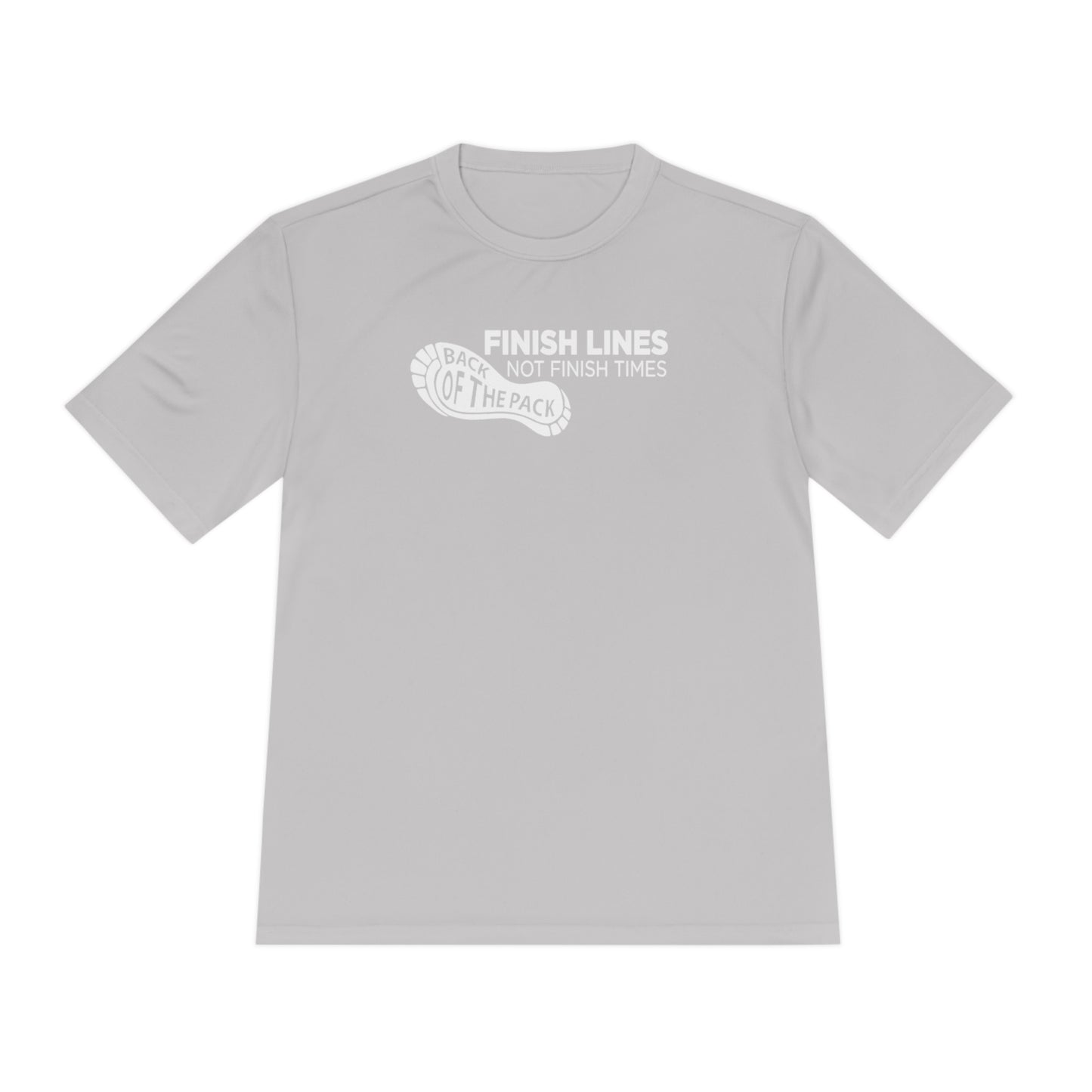 Back of the pack slogan Unisex Moisture Wicking Tee