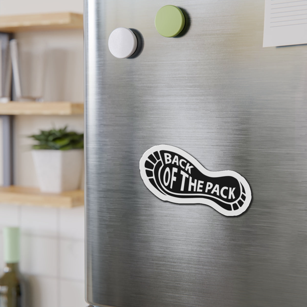 Back of the pack Die-Cut Magnets