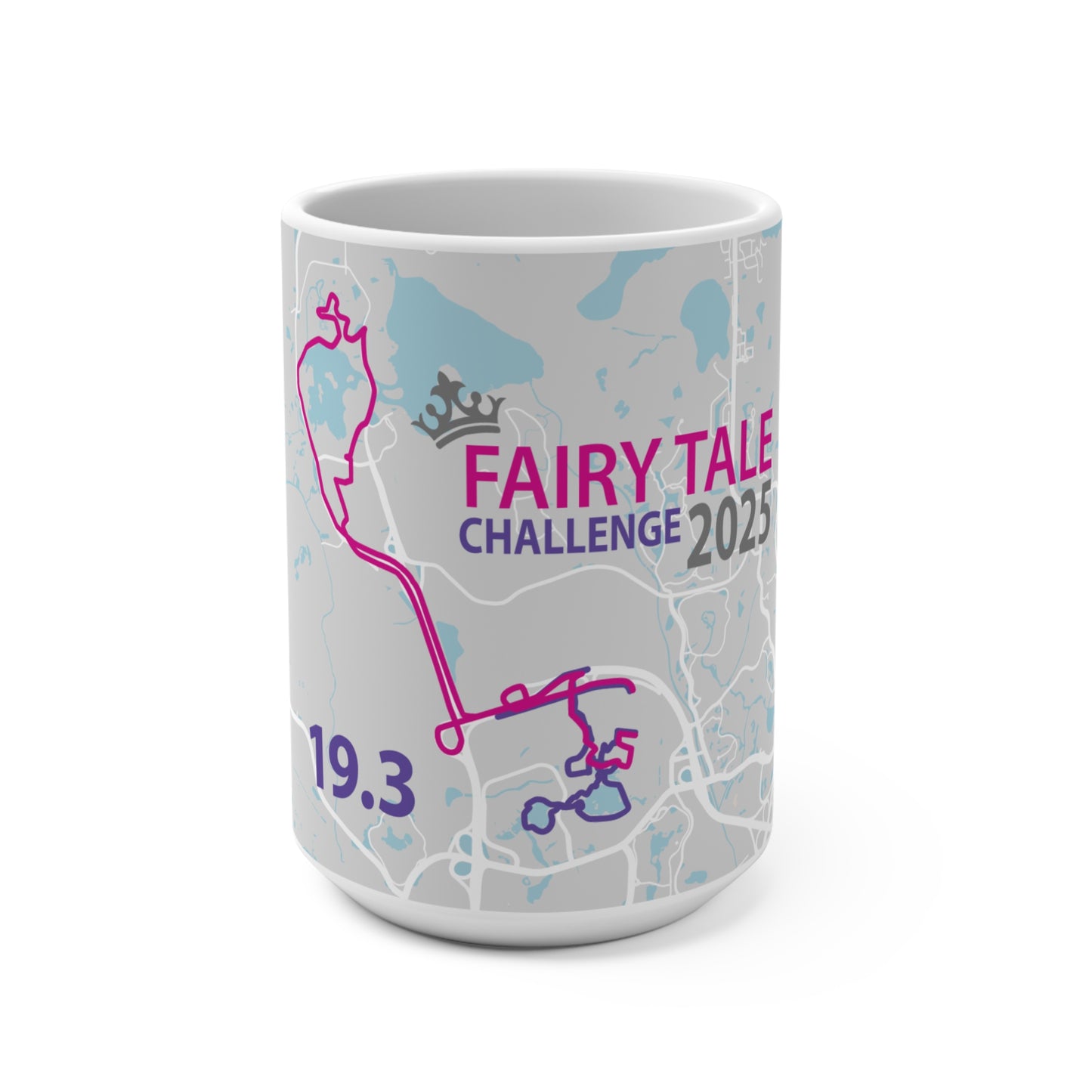 Fairy Tale Challenge 2025 Mug, Fun Motivational Cup, Running Gift, Keepsake, Sports Drinkware, Unique Coffee Mug