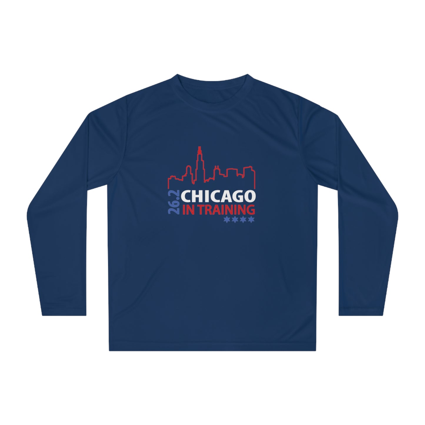 Chicago 26.2 in training Unisex Performance Long Sleeve Shirt