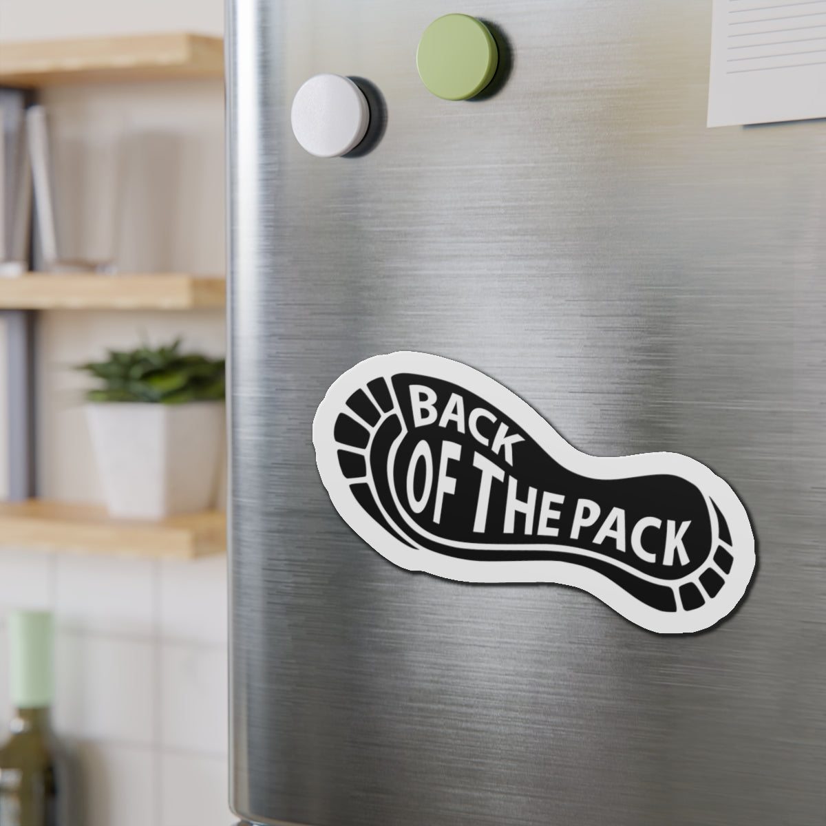 Back of the pack Die-Cut Magnets