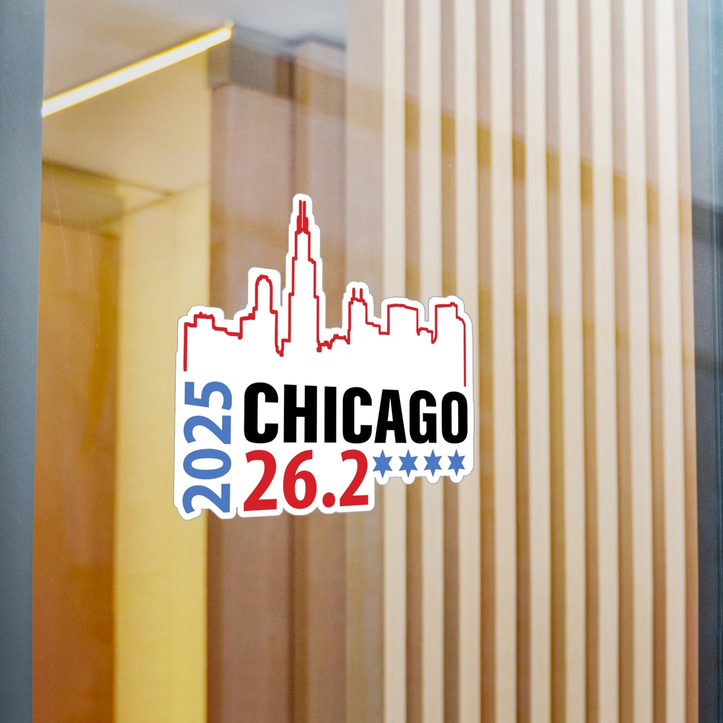 2025 Chicago 26.2 Vinyl Decal, 2025 Chicago 26.2 Sticker, Running Gift, Race Day Decor, Sports Enthusiast Vinyl