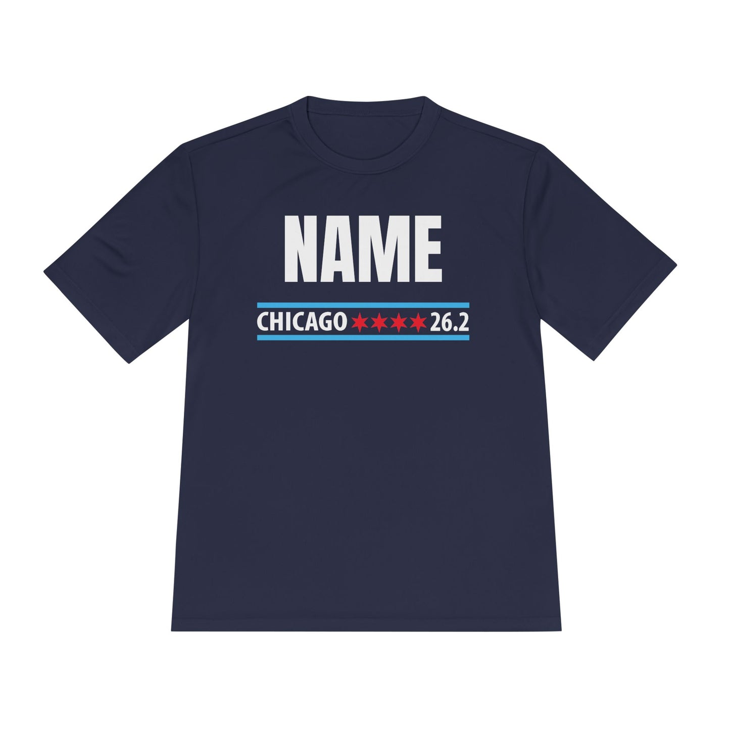 Customizable Chicago Marathon Moisture Wicking Tee, Running Shirt, Gift for Runners, Sports Apparel, Marathon Shirt, Fitness Gift