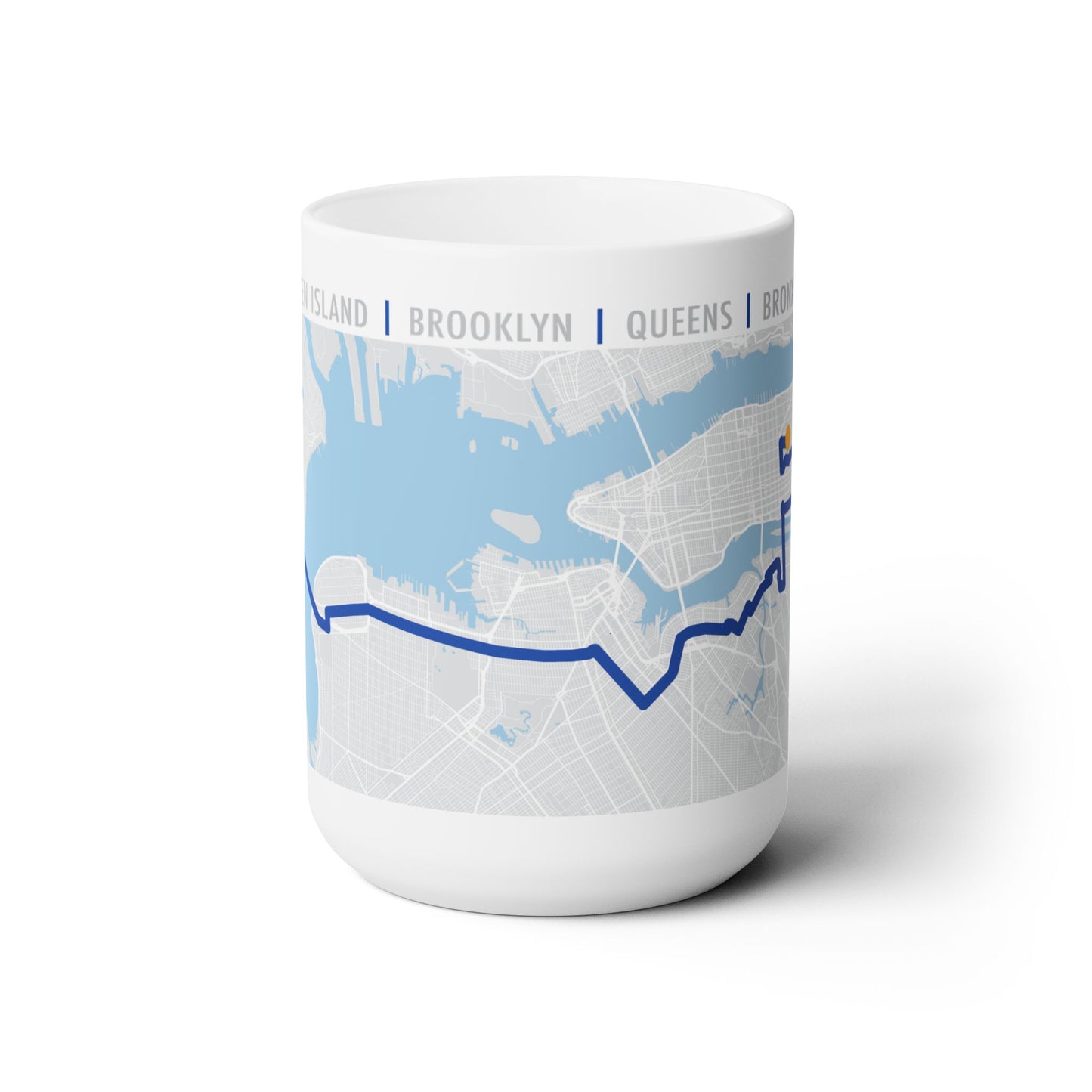 2024 NYC Route Ceramic Mug 15oz