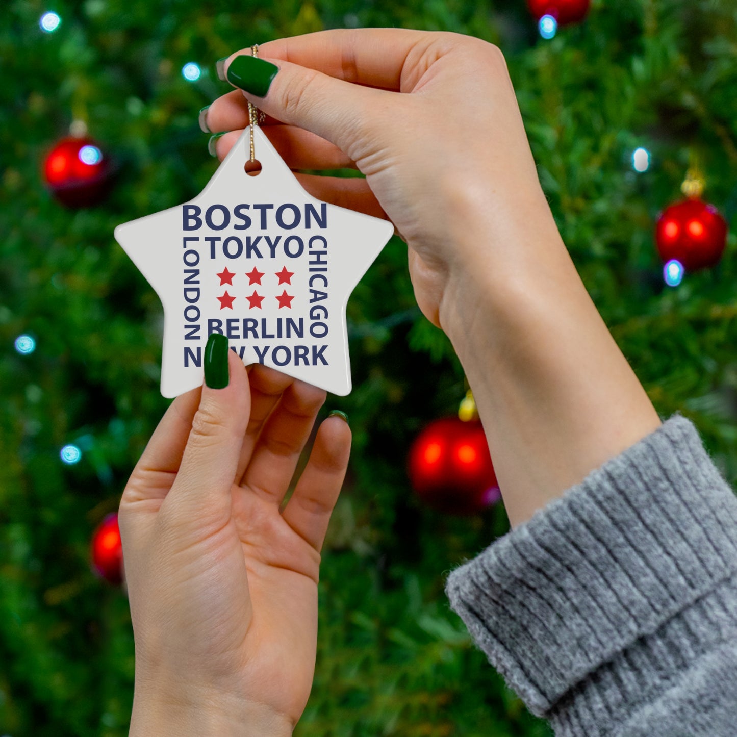 Marathon Majors Ceramic Ornament, 4 Shapes