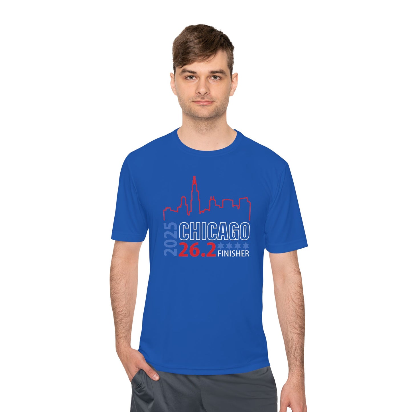 2025 Chicago 26.2 Finisher Tee, Unisex Moisture Wicking Shirt, Running Gear, Sportswear, Gift for Runners, Marathon Training Apparel