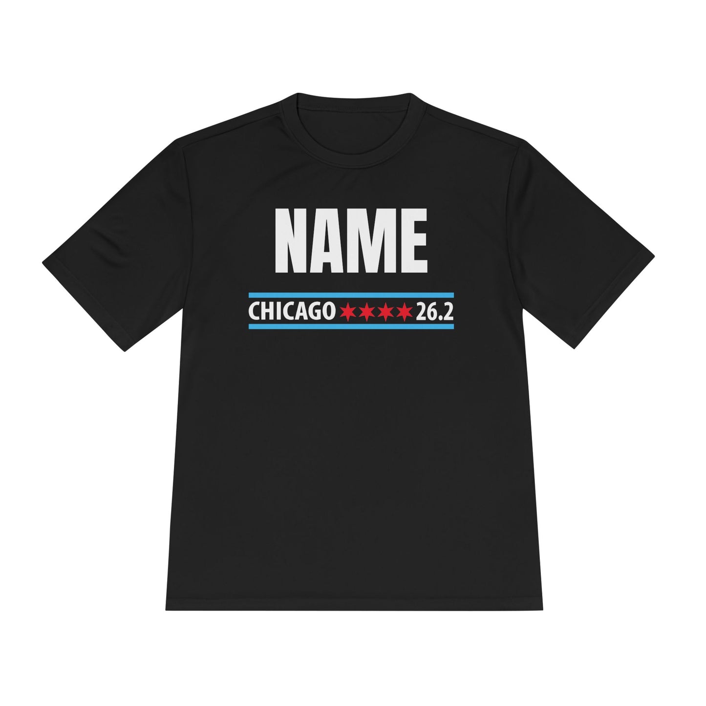 Customizable Chicago Marathon Moisture Wicking Tee, Running Shirt, Gift for Runners, Sports Apparel, Marathon Shirt, Fitness Gift