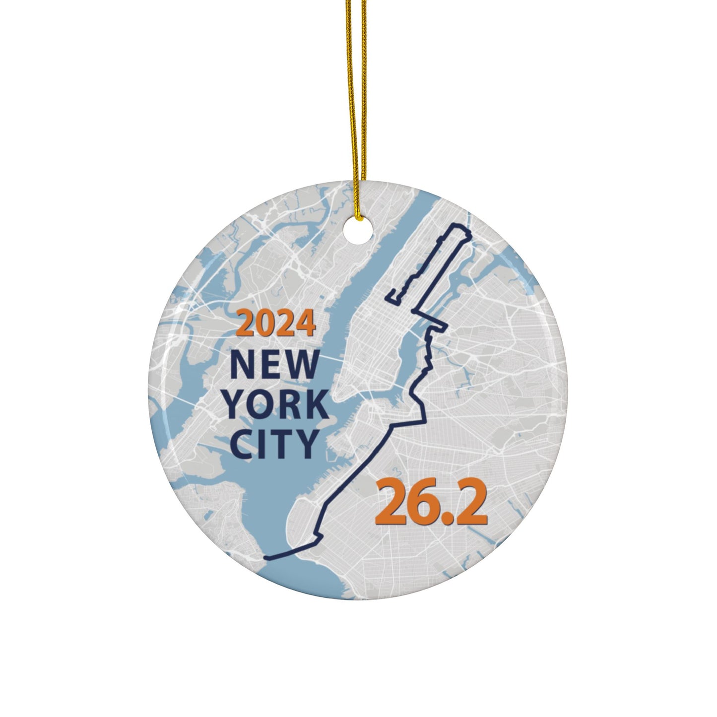 2024 NYC Ceramic Ornaments, 2-Side Print