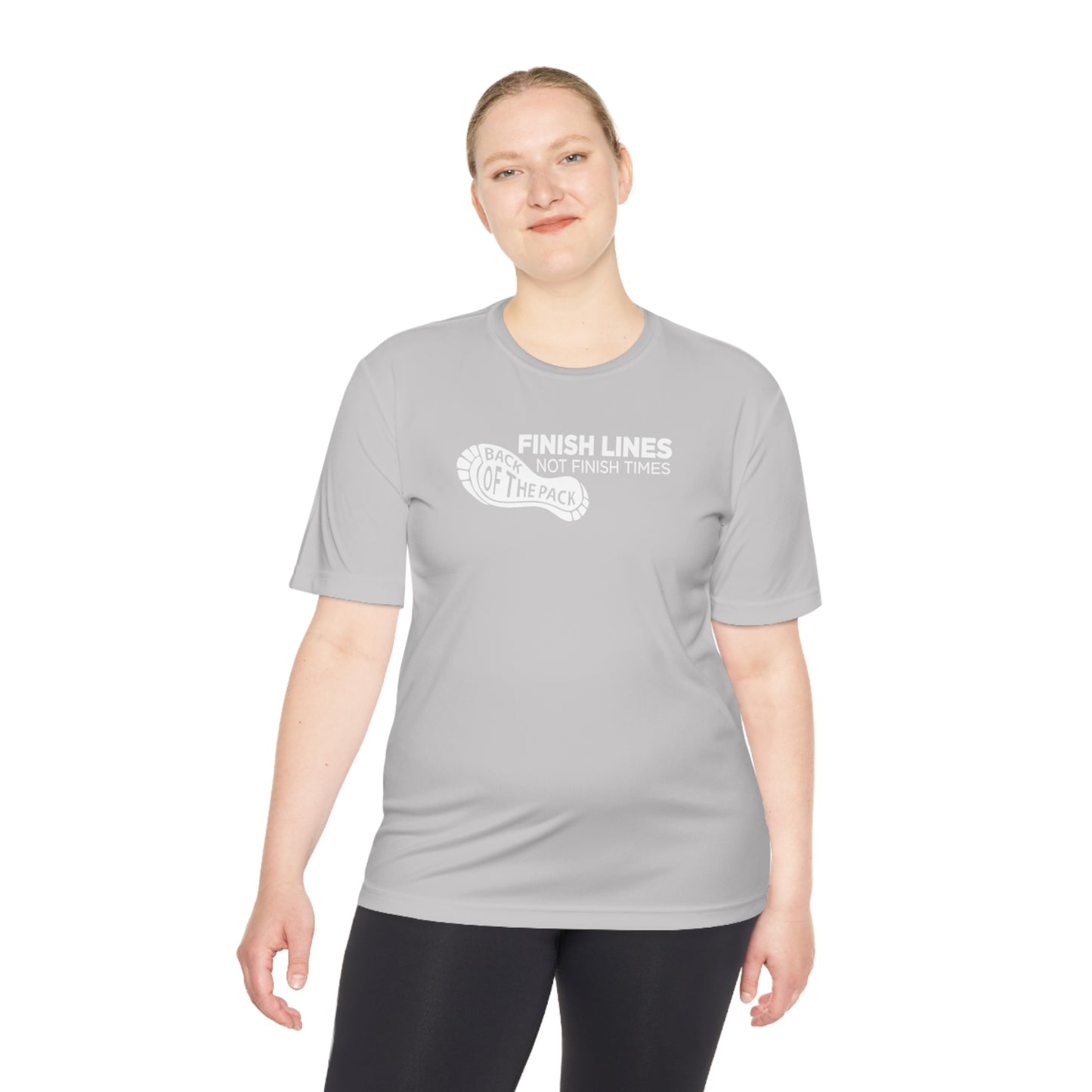 Back of the pack slogan Unisex Moisture Wicking Tee