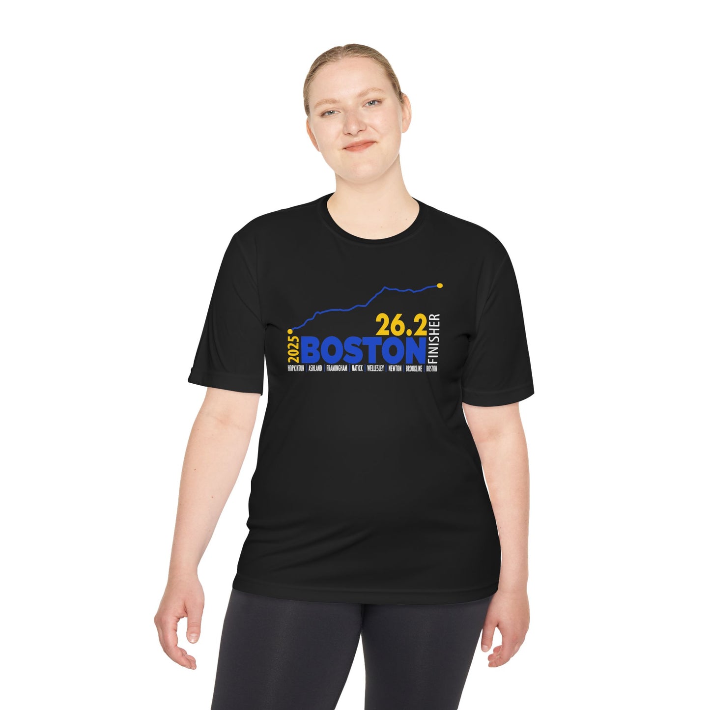 2025 Boston 26.2 Finisher Tee, Unisex Running Shirt, Moisture Wicking Sports Apparel, Fitness Gear, Gift for Runners