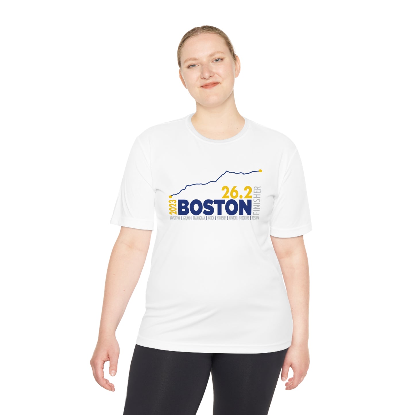 26.2 Boston 2023 finisher Unisex Moisture Wicking Tee