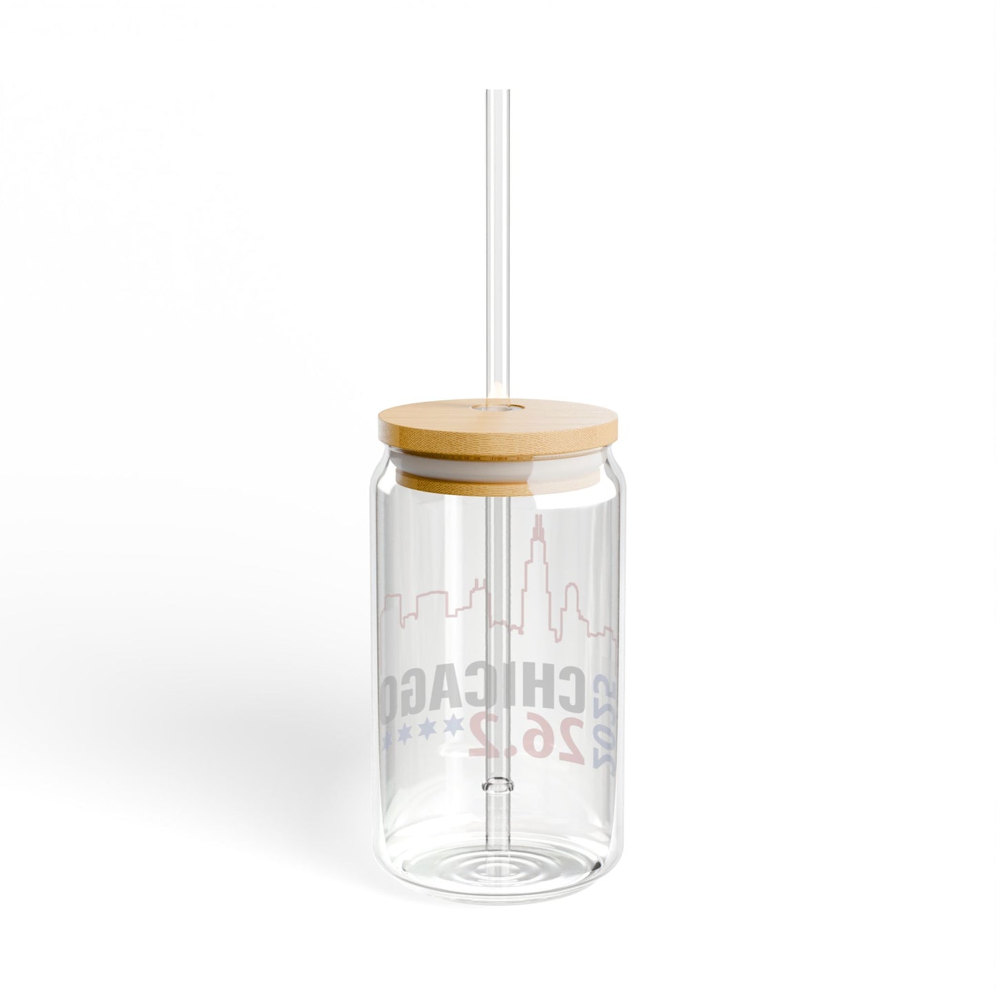 2025 Chicago 26.2 Sipper Glass, Eco-Friendly Drinkware, Running Gift, Sports Enthusiast, Event Keepsake, Commemorative