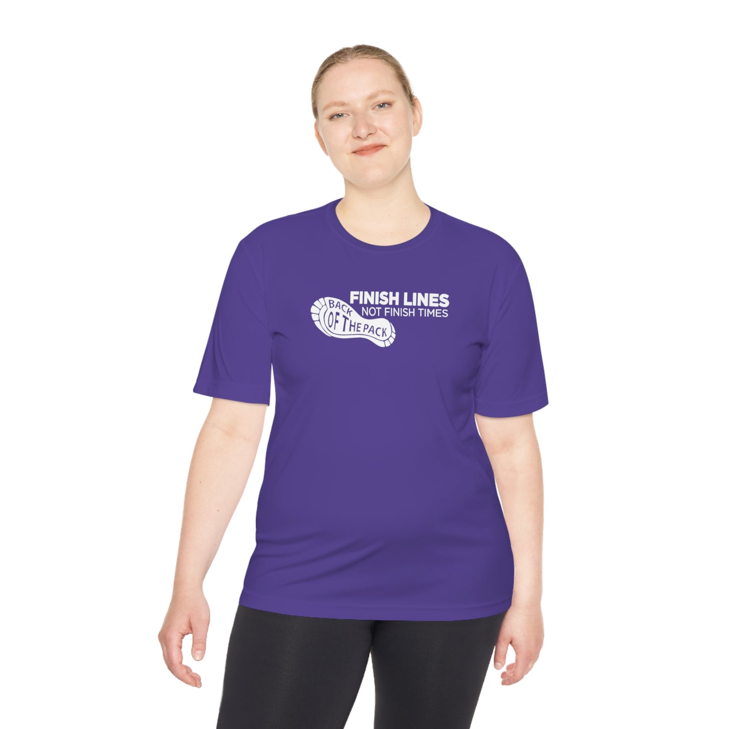 Back of the pack slogan Unisex Moisture Wicking Tee