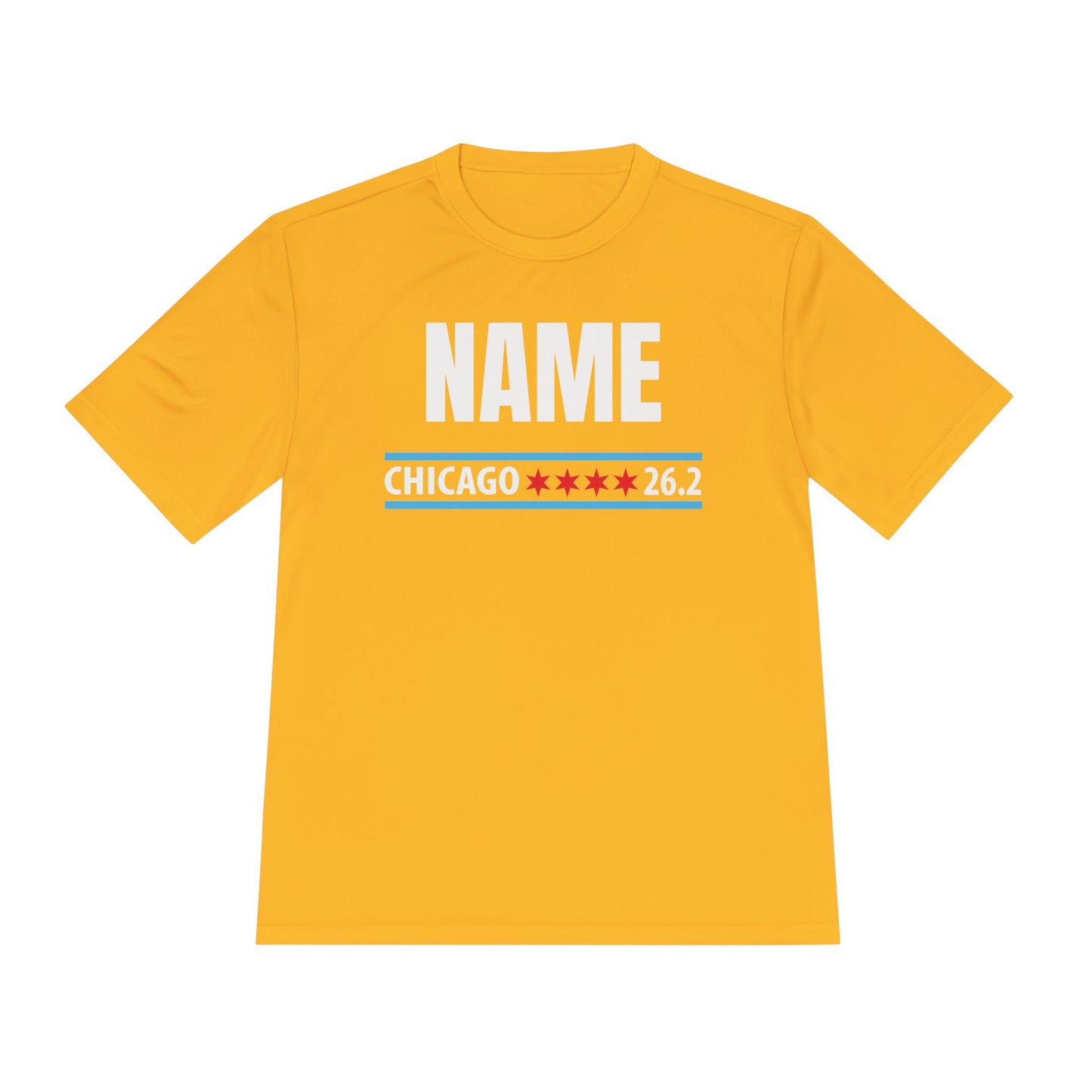 Customizable Chicago Marathon Moisture Wicking Tee, Running Shirt, Gift for Runners, Sports Apparel, Marathon Shirt, Fitness Gift