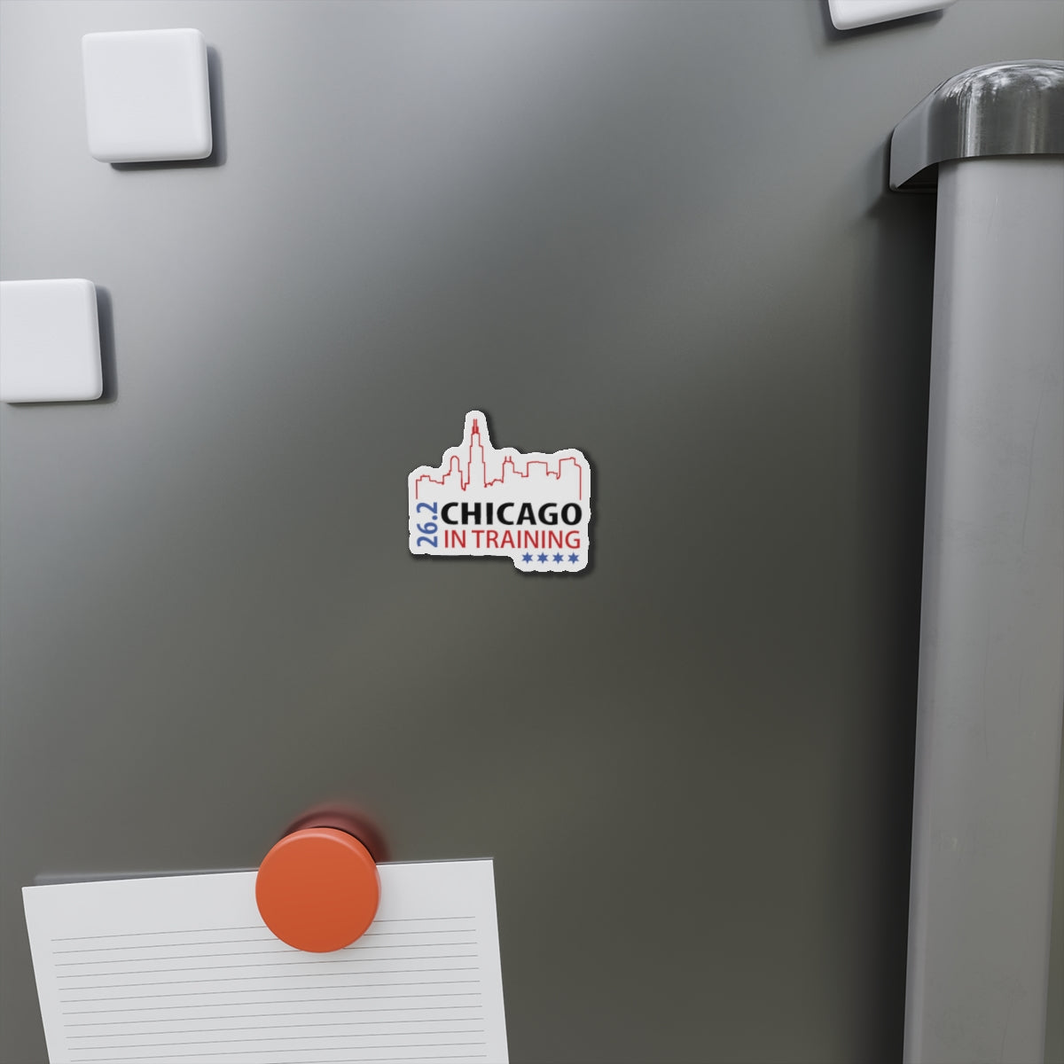 Chicago 26.2 in training Die-Cut Magnets