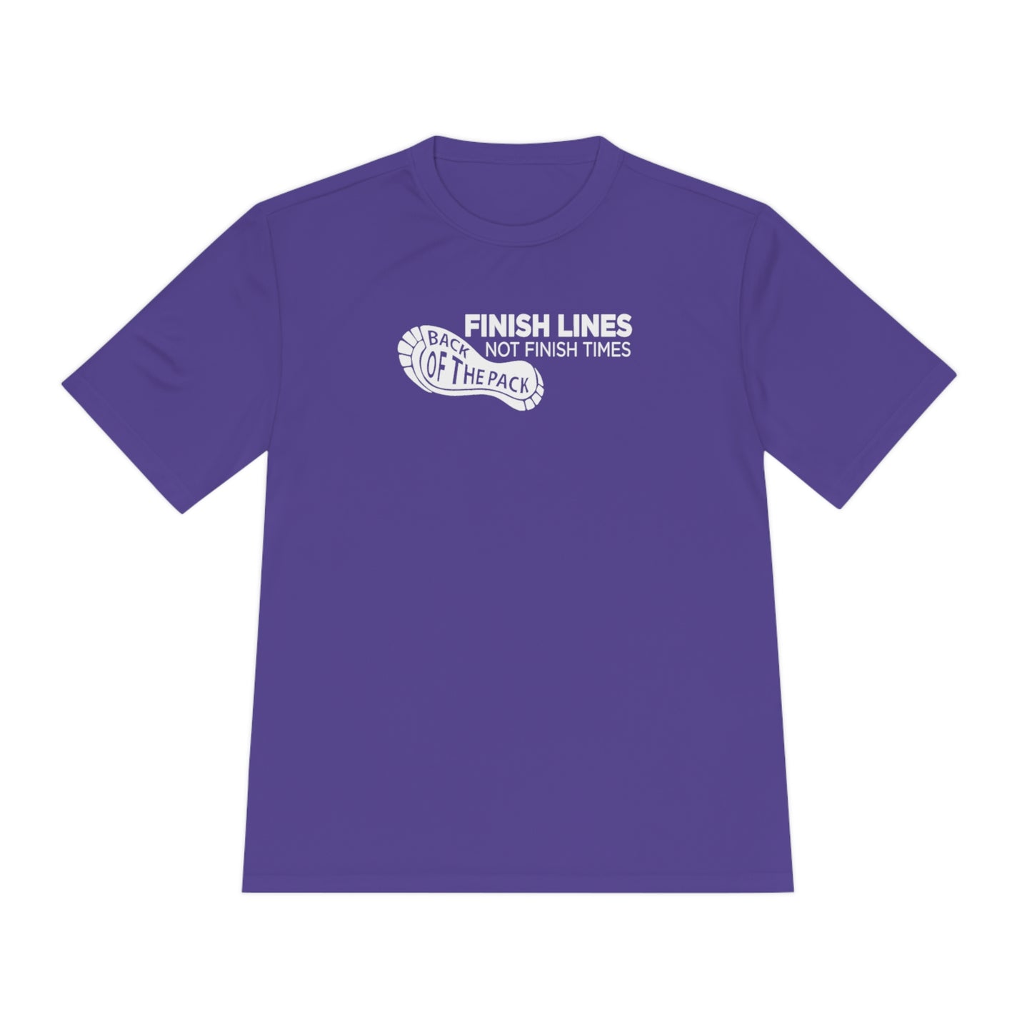 Back of the pack slogan Unisex Moisture Wicking Tee