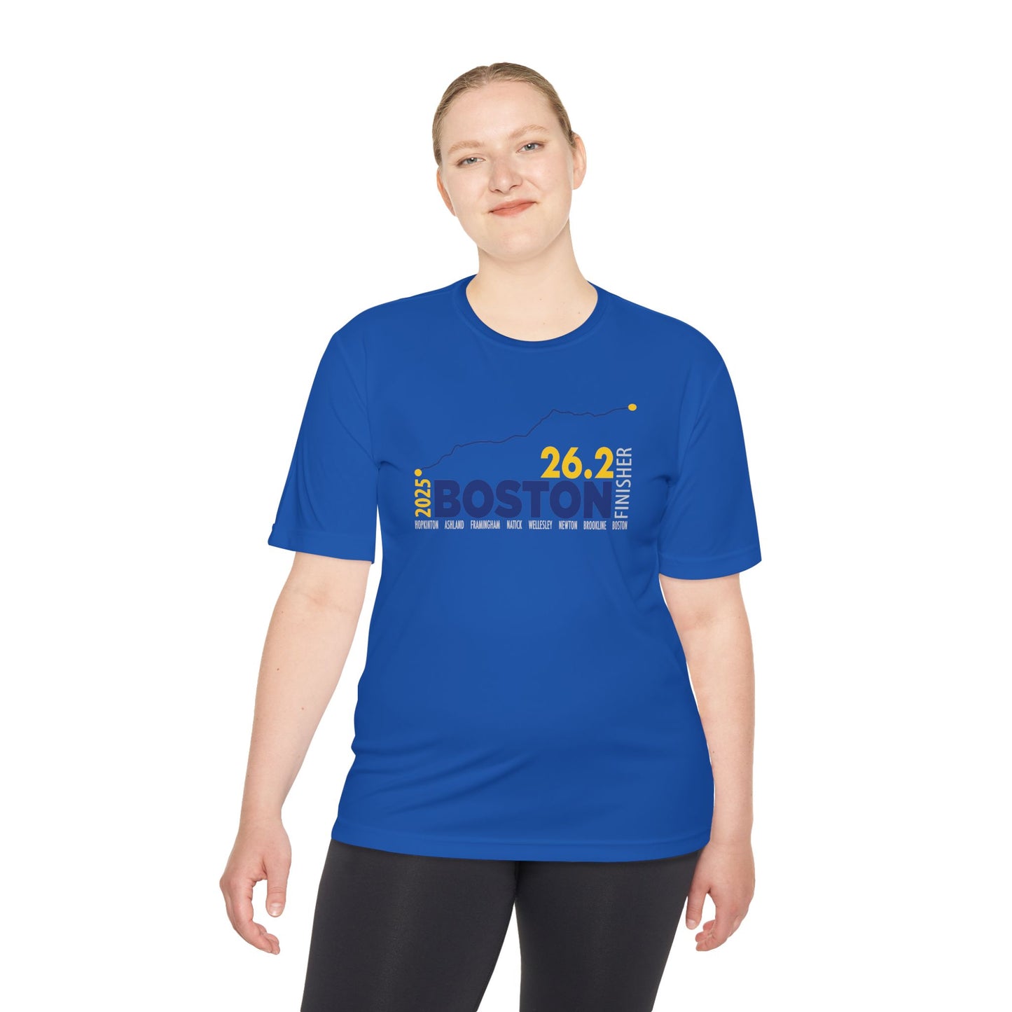 2025 Boston 26.2 Finisher Tee, Unisex Running Shirt, Moisture Wicking Sports Apparel, Fitness Gear, Gift for Runners