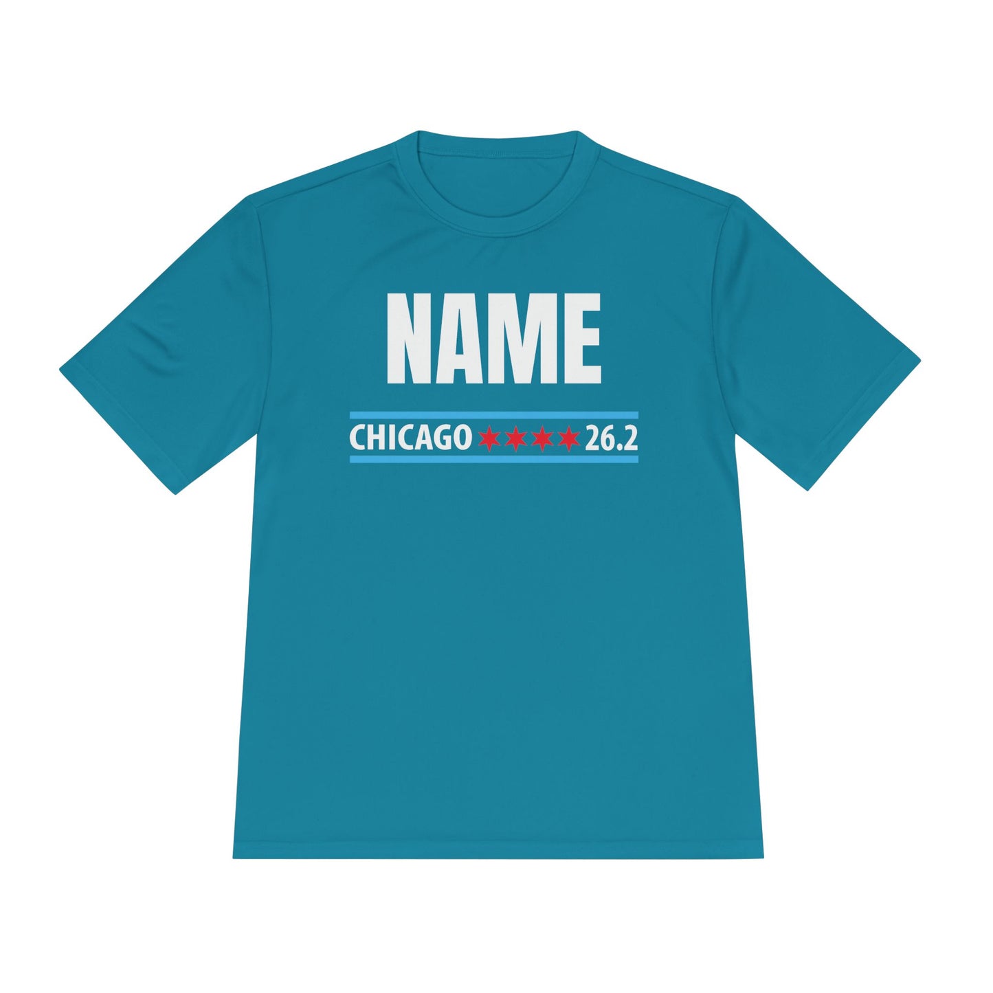 Customizable Chicago Marathon Moisture Wicking Tee, Running Shirt, Gift for Runners, Sports Apparel, Marathon Shirt, Fitness Gift