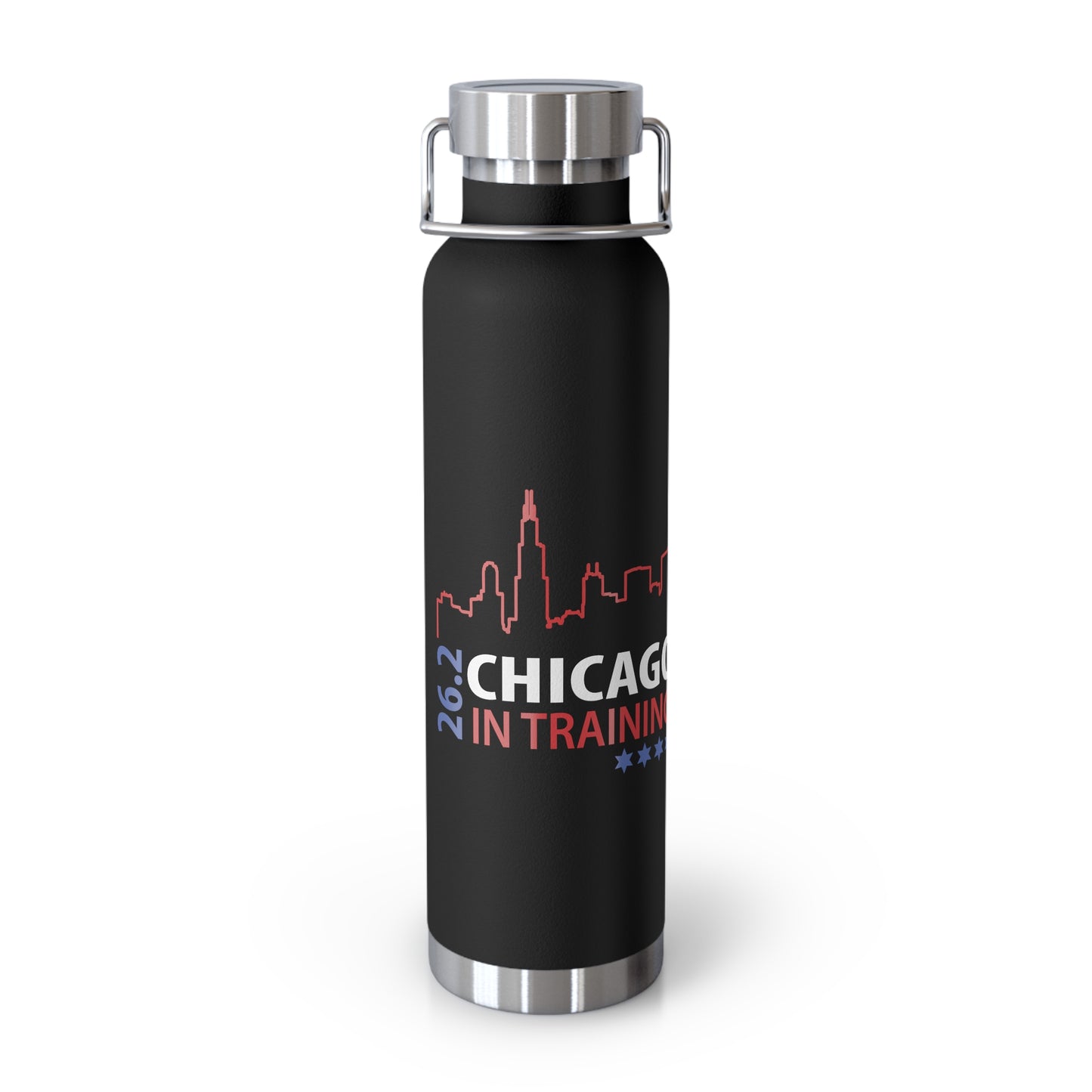 Chicago 26.2 in training Copper Vacuum Insulated Bottle, 22oz