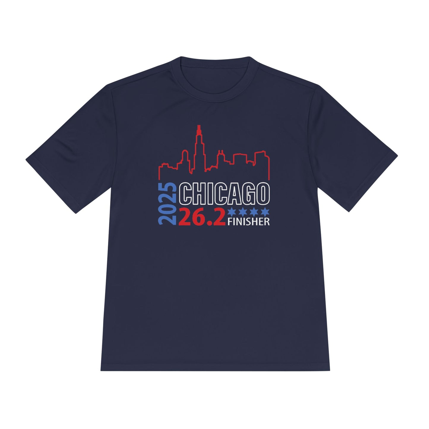 2025 Chicago 26.2 Finisher Tee, Unisex Moisture Wicking Shirt, Running Gear, Sportswear, Gift for Runners, Marathon Training Apparel