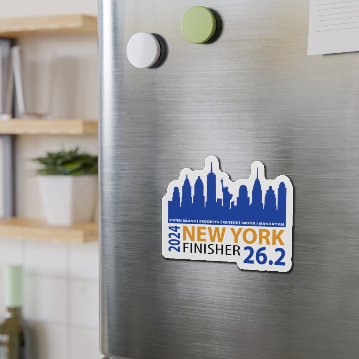 2024 NYC finisher Finisher Kiss-Cut Magnets
