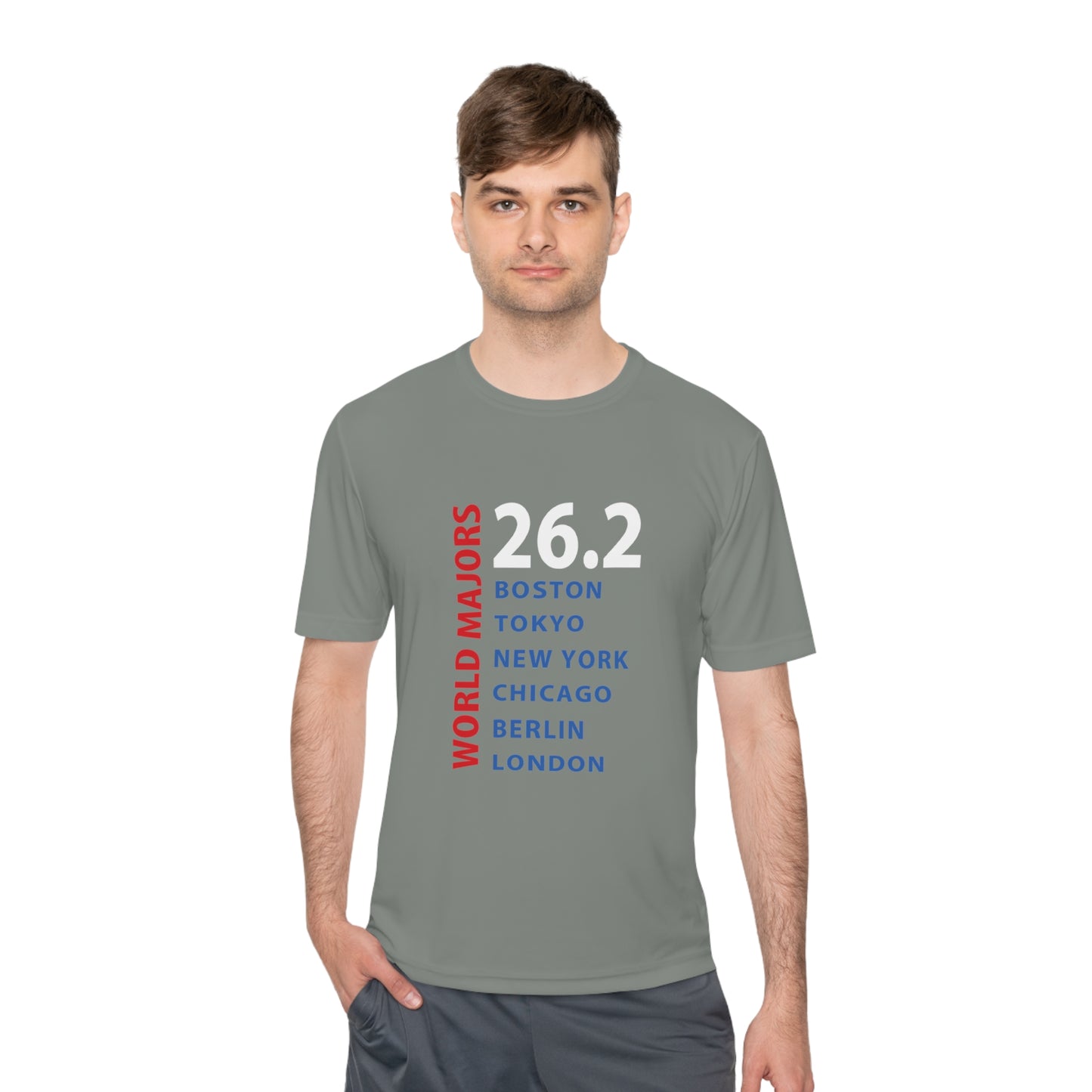 Marathon Majors List Unisex Moisture Wicking Tee