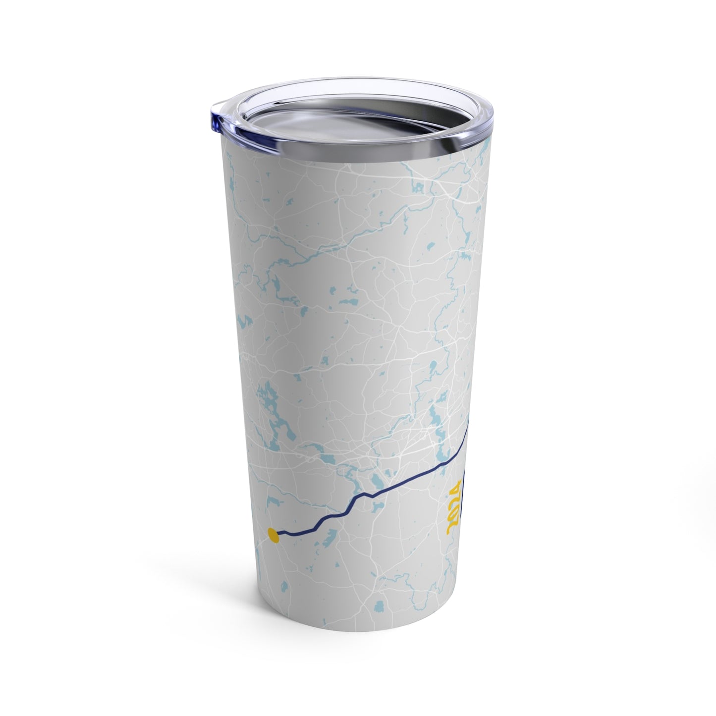 2024 finisher Boston Map 26.2 Tumbler 20oz