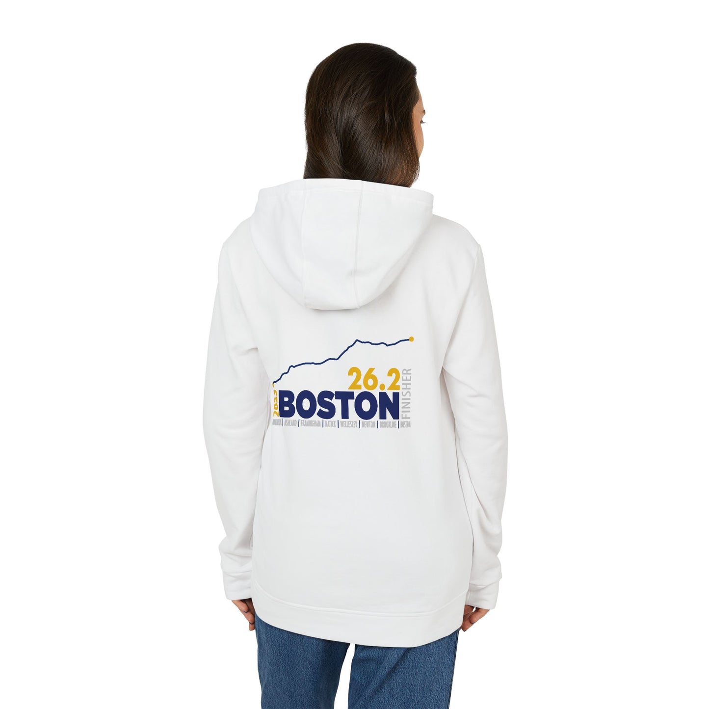 Boston 26.2 2025 Finisher Hoodie, Unisex Athletic Fleece, Running Gift, Sports Apparel, Comfy Layering, Marathon Training