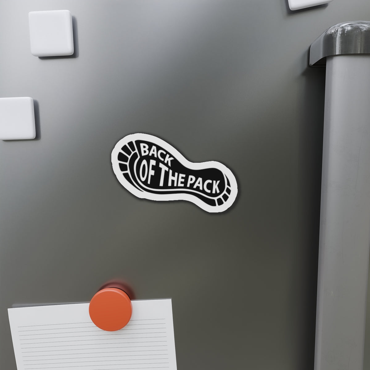 Back of the pack Die-Cut Magnets