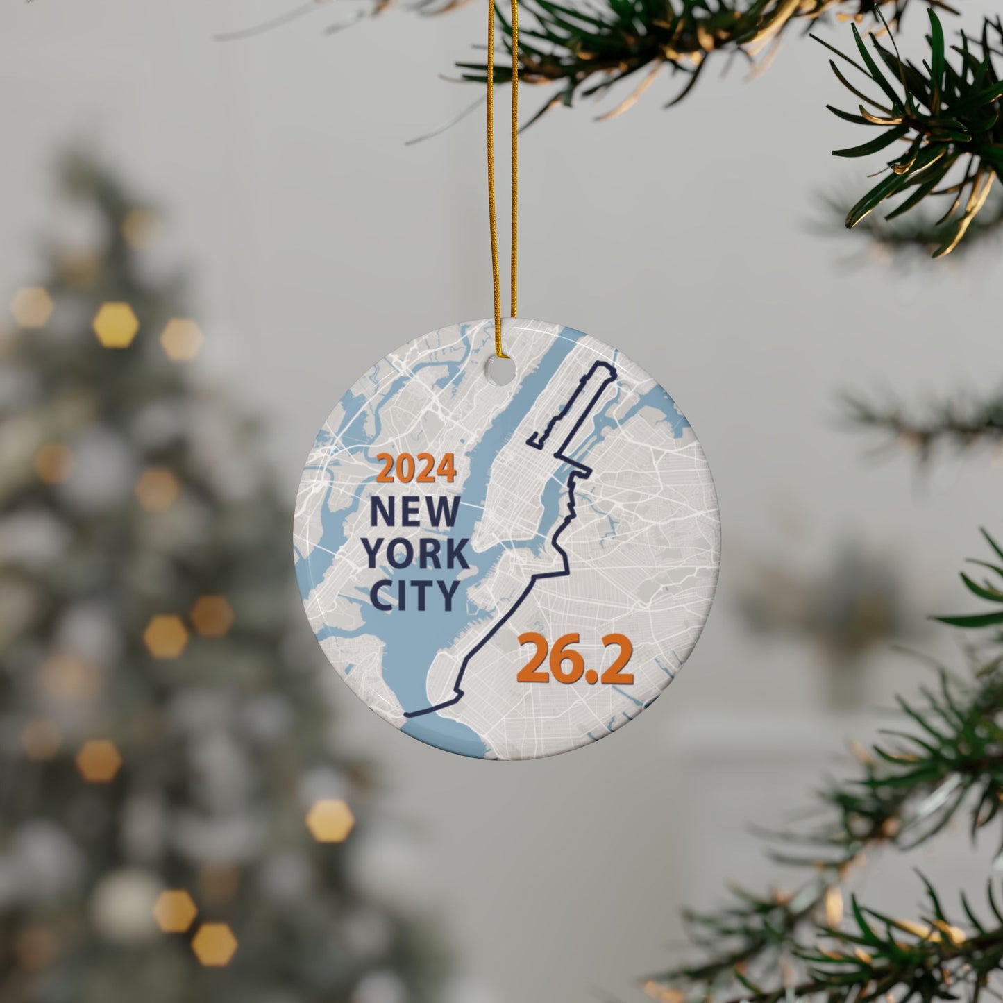 2024 NYC Ceramic Ornaments, 2-Side Print