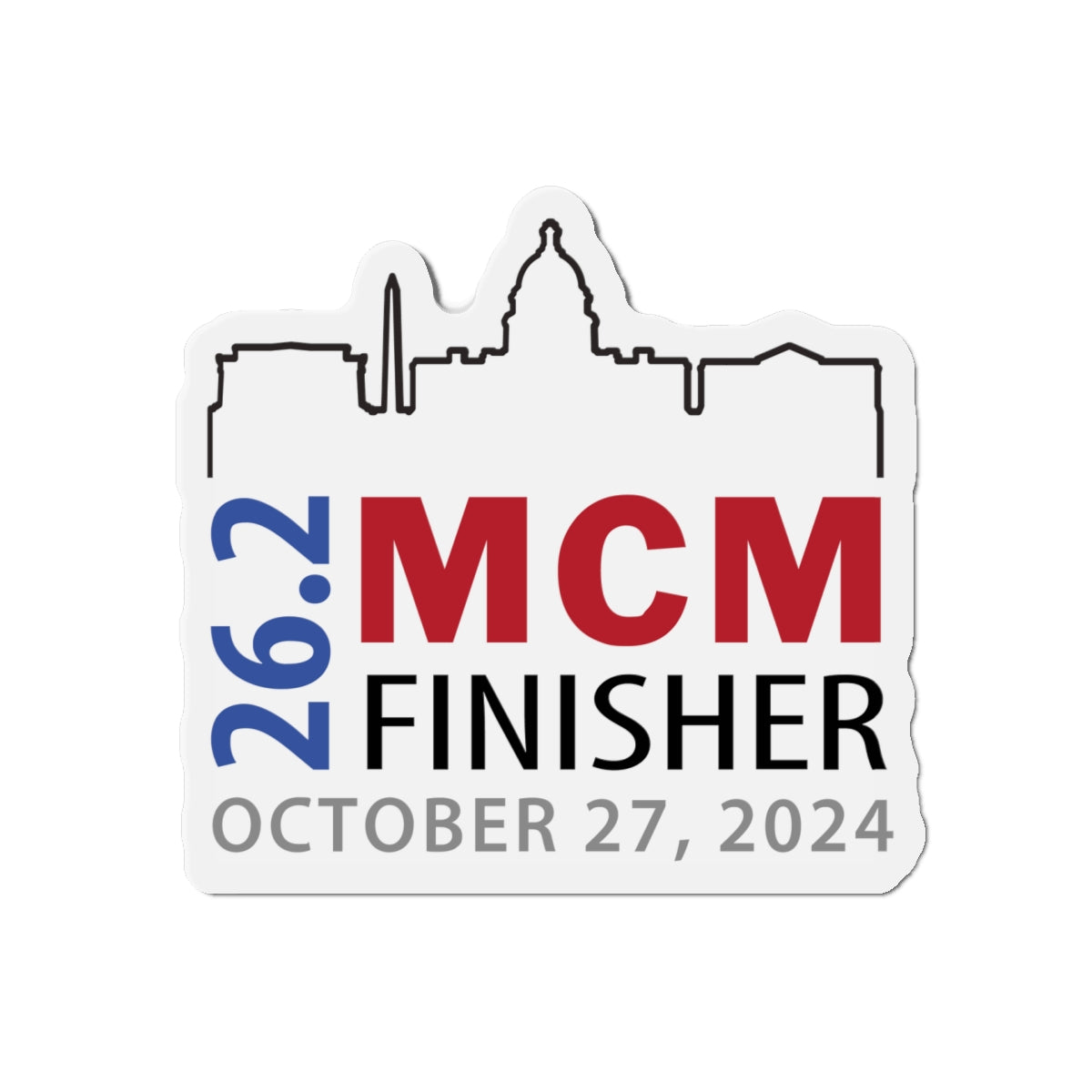 2024 MCM finisher Finisher Kiss-Cut Magnets