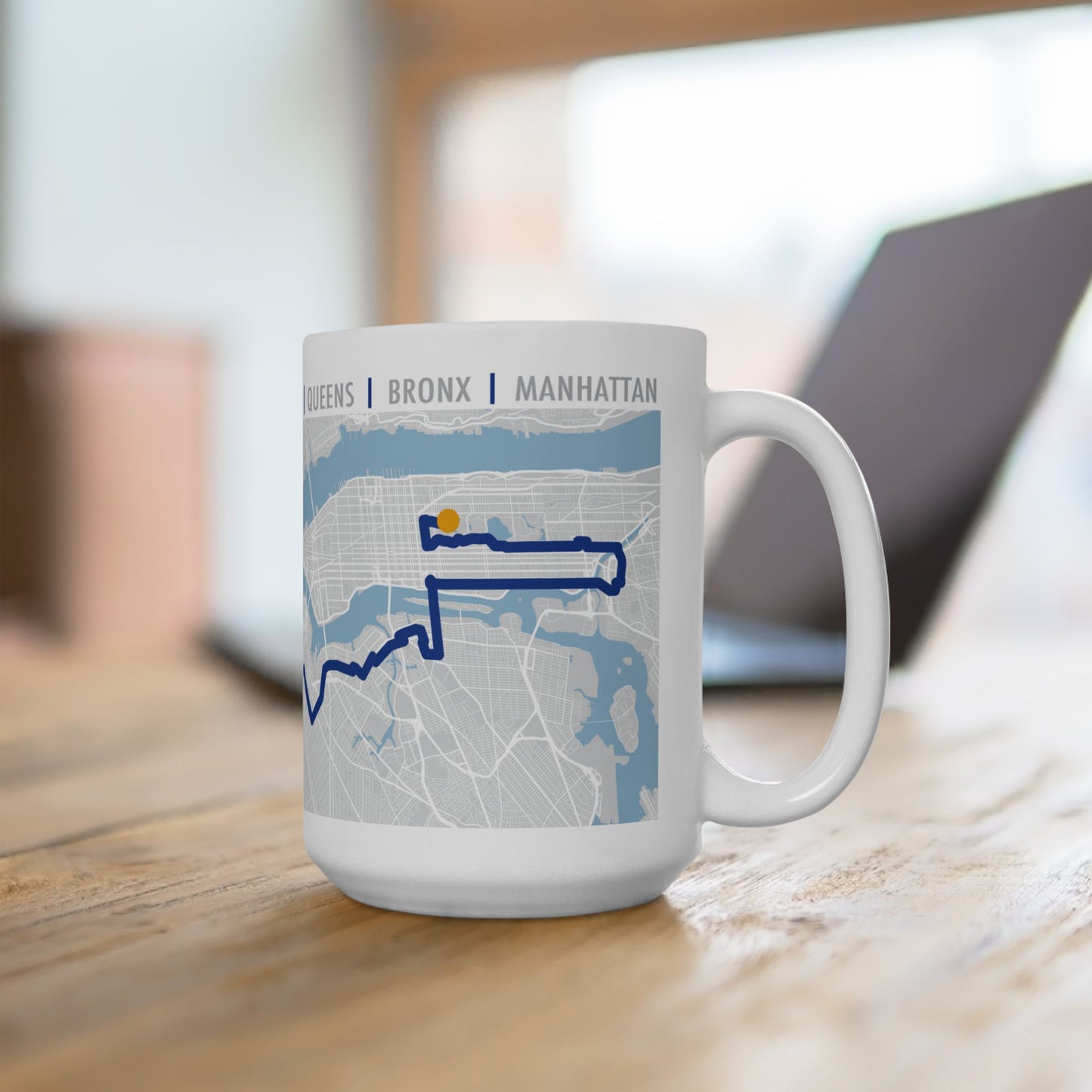 2024 NYC Route Ceramic Mug 15oz