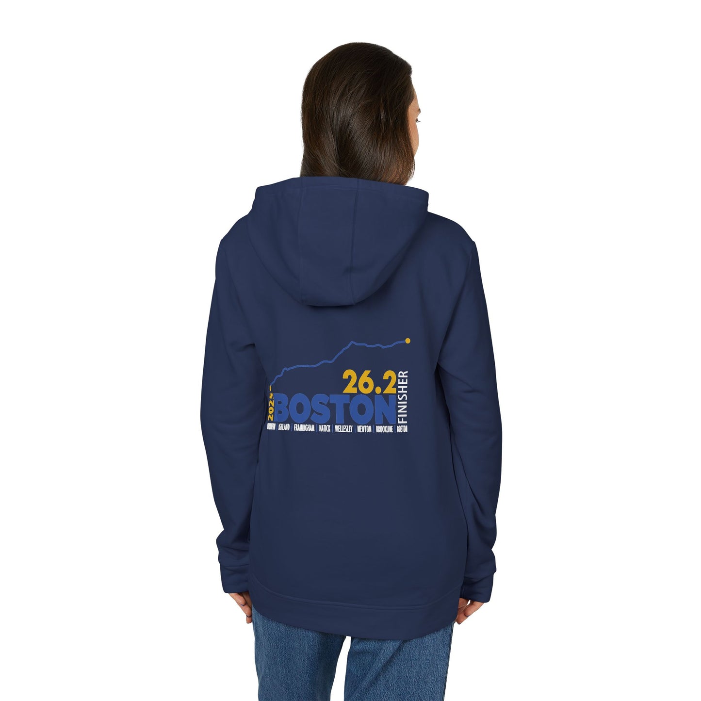 Boston 26.2 2025 Finisher Hoodie, Unisex Athletic Fleece, Running Gift, Sports Apparel, Comfy Layering, Marathon Training