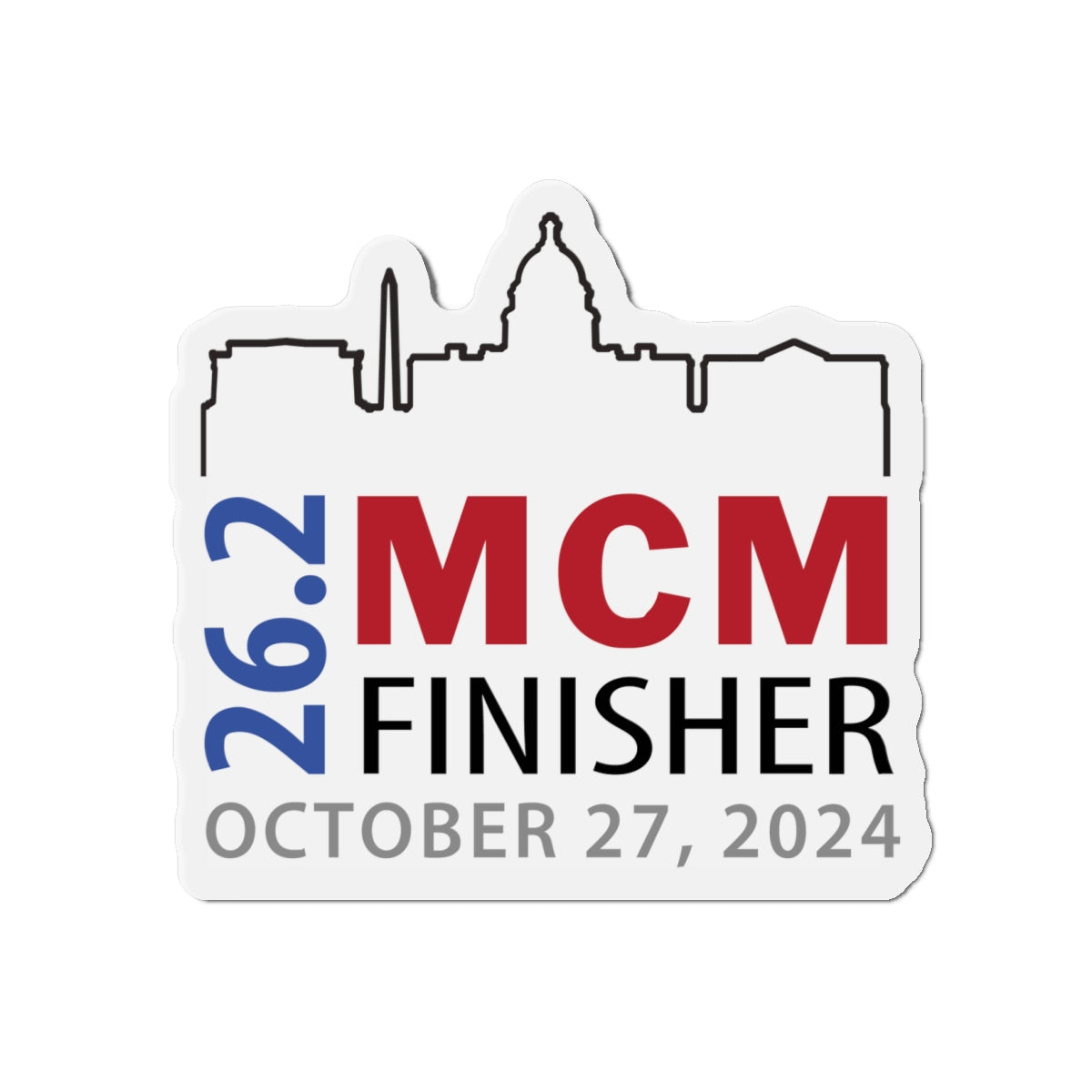 2024 MCM finisher Finisher Kiss-Cut Magnets