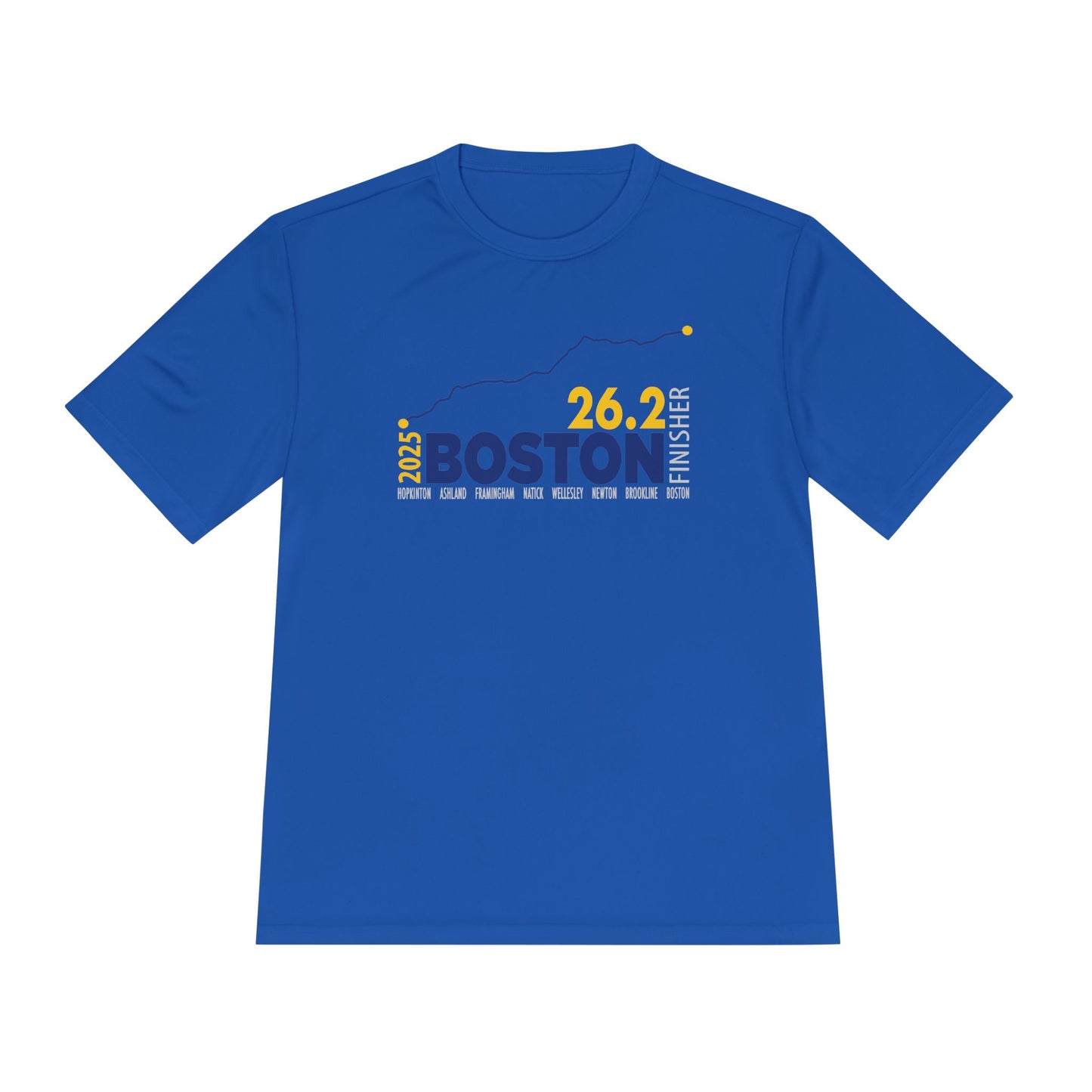 2025 Boston 26.2 Finisher Tee, Unisex Running Shirt, Moisture Wicking Sports Apparel, Fitness Gear, Gift for Runners