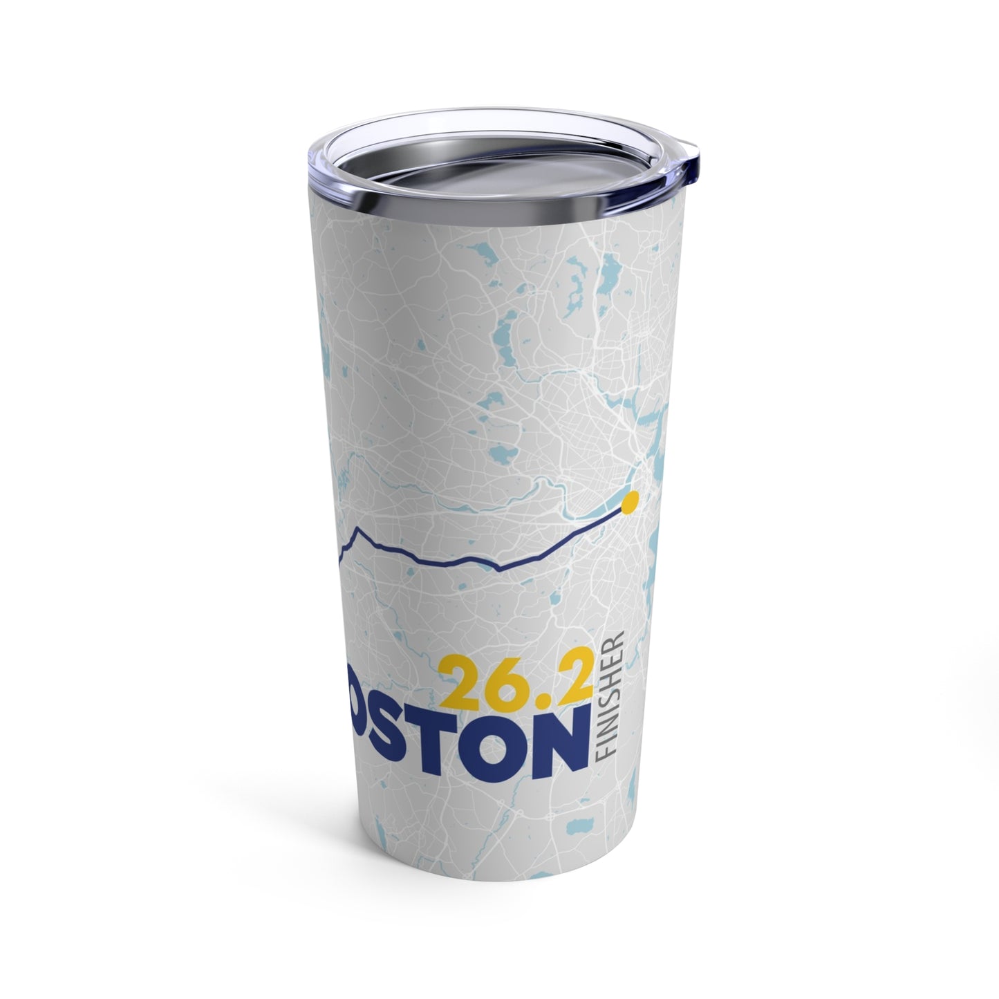 2024 finisher Boston Map 26.2 Tumbler 20oz