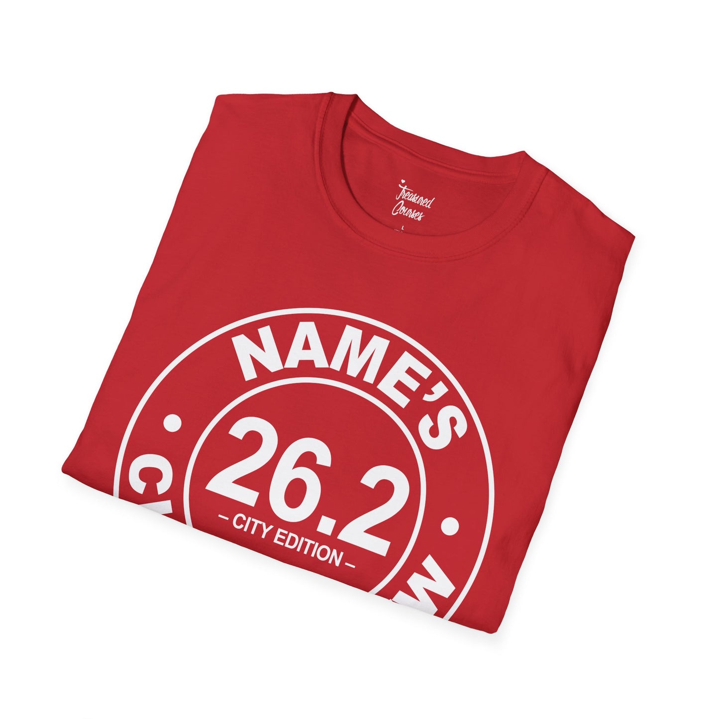 Personalized Cheer Crew T-Shirt, Custom Running Shirt, Marathon Support Tee, Gift for Runners, 26.2 City Edition Tee