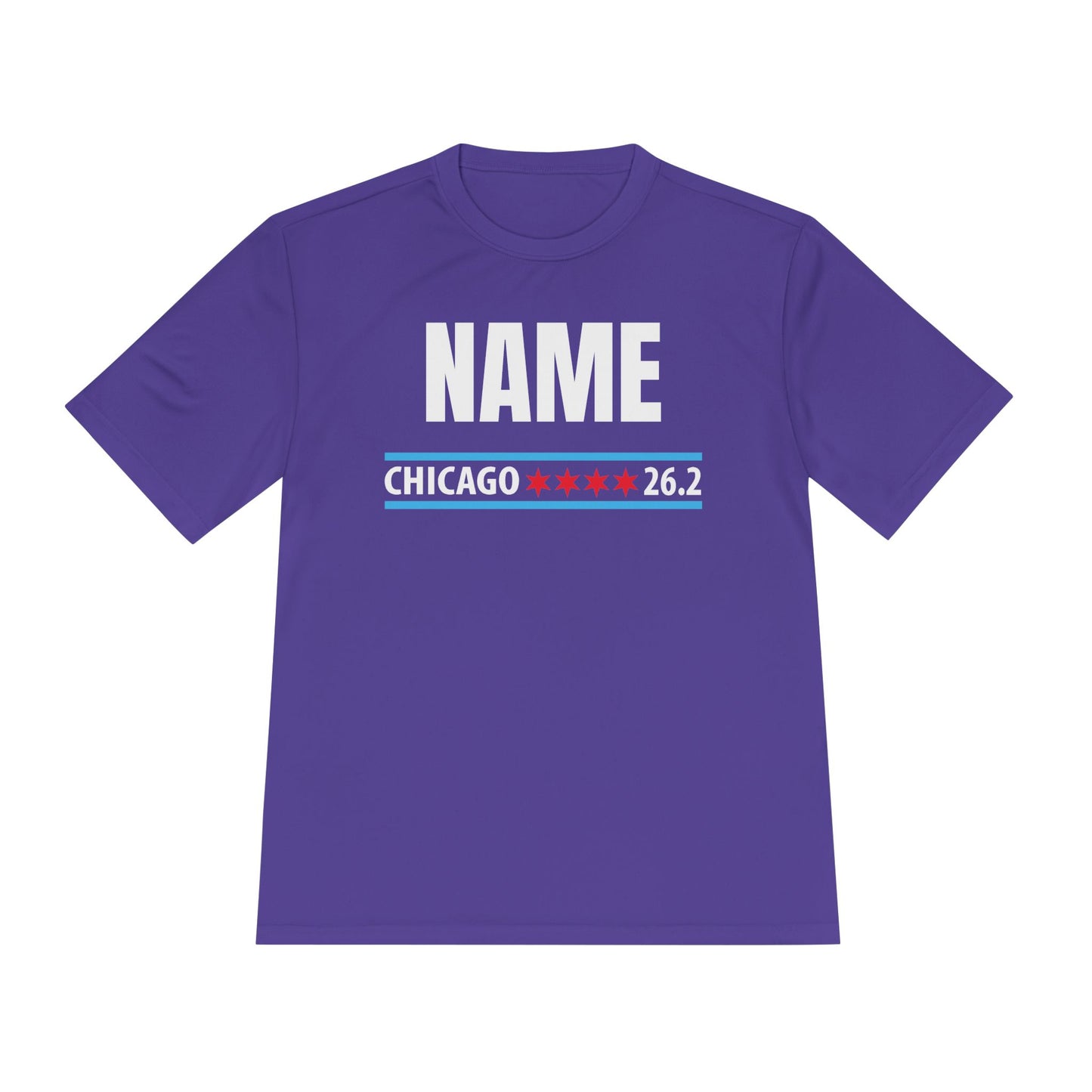 Customizable Chicago Marathon Moisture Wicking Tee, Running Shirt, Gift for Runners, Sports Apparel, Marathon Shirt, Fitness Gift